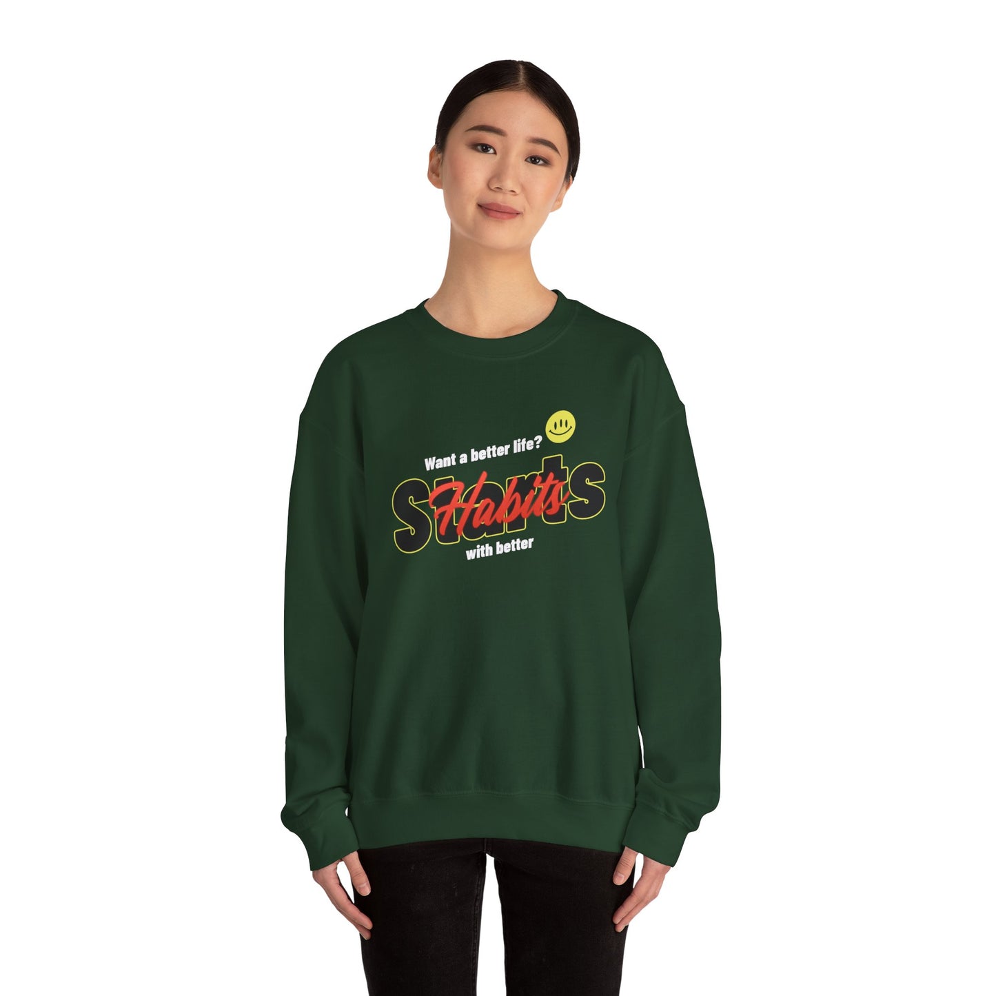 Inspirational Crewneck Sweatshirt – Perfect for Cozy Days, Gifts for Friends, Motivational Apparel, Birthday, Self-Care