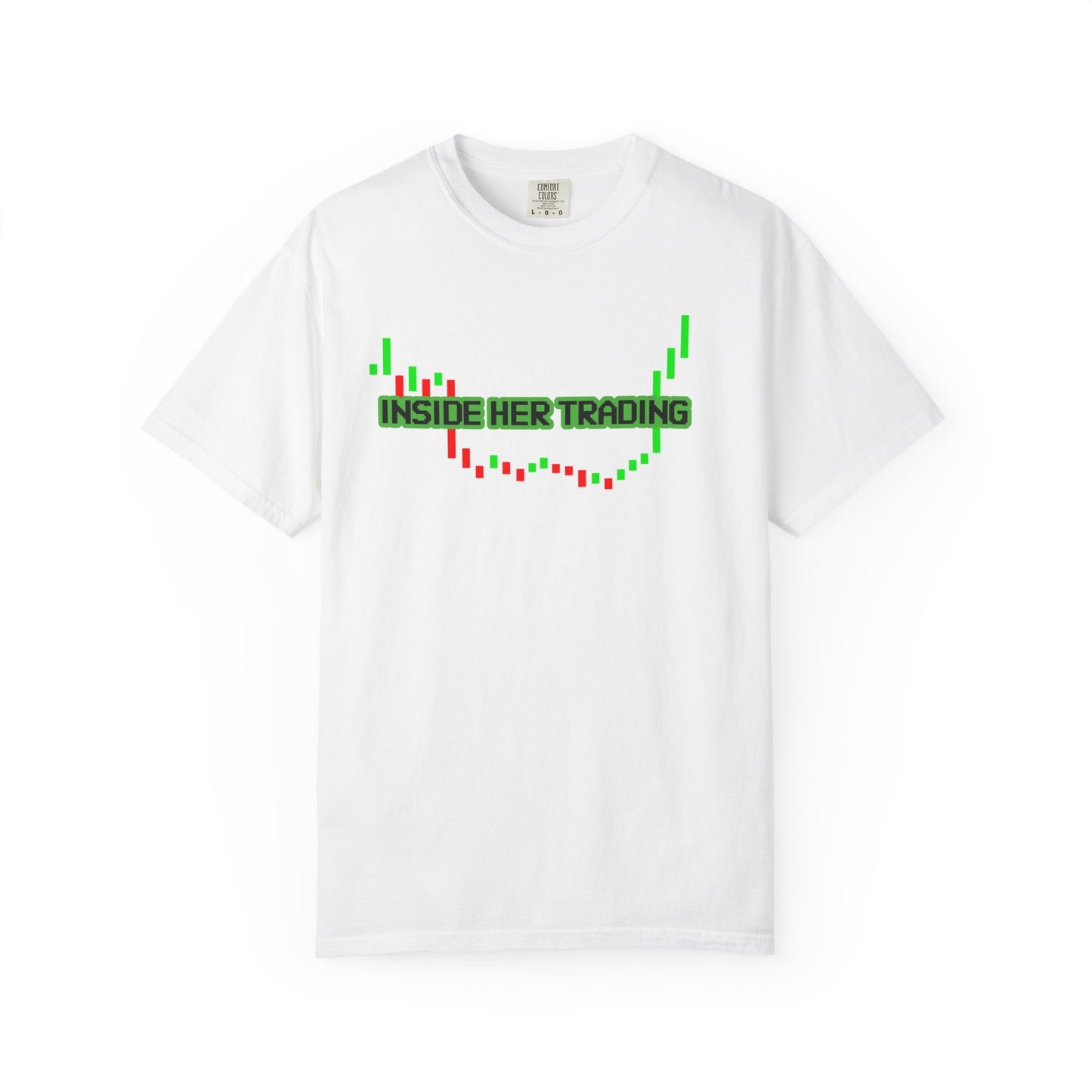 Funny Quote Insider Her Trading Unisex Garment-Dyed T-shirt for Boyfriend Gift, Crypto Graph Tee, Finance Shirt, Stock Market Top, Day