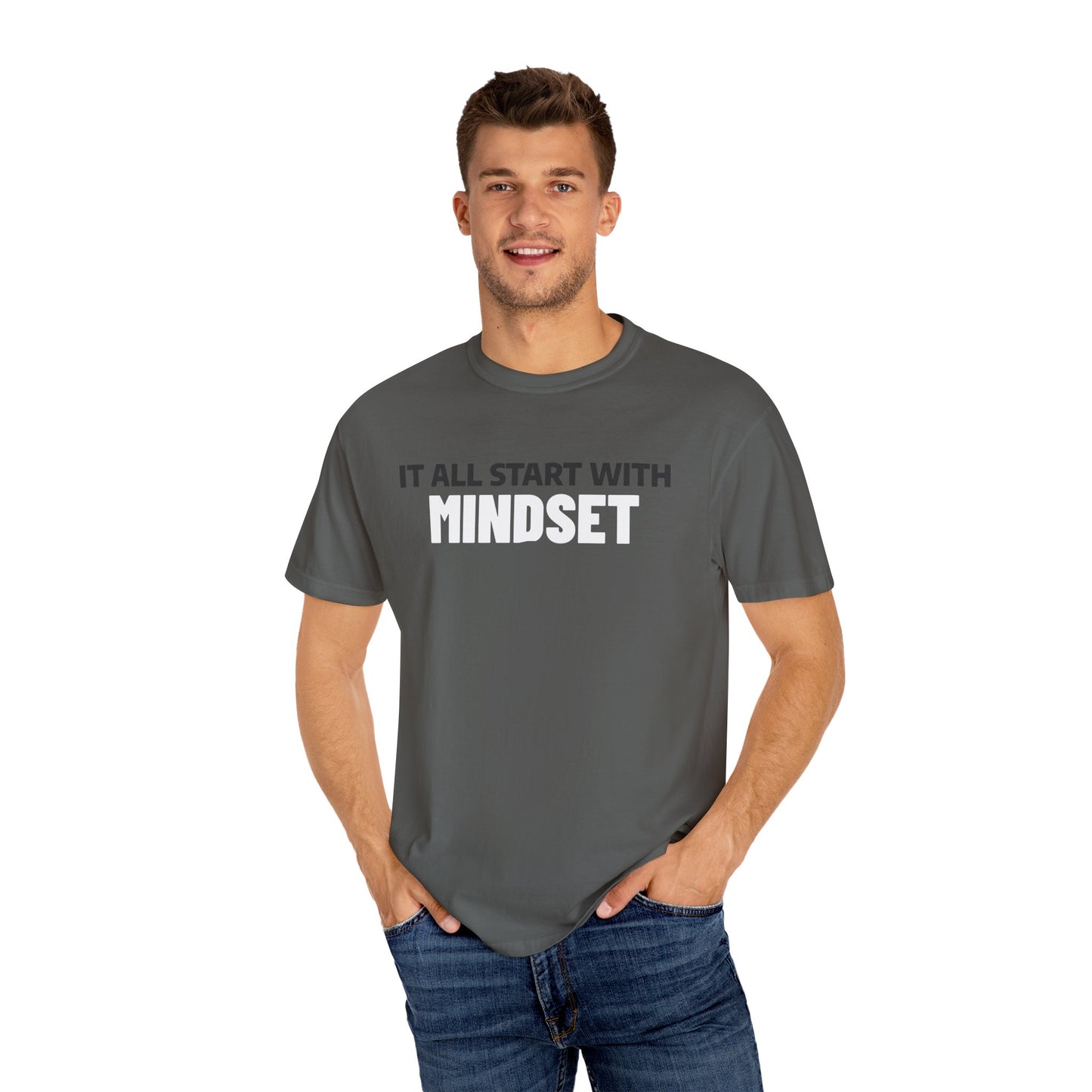 Mindset Motivational Unisex T-shirt, Empowering Tee, Gift for Self-Care Enthusiasts, Trendy Casual Wear, Everyday Inspiration
