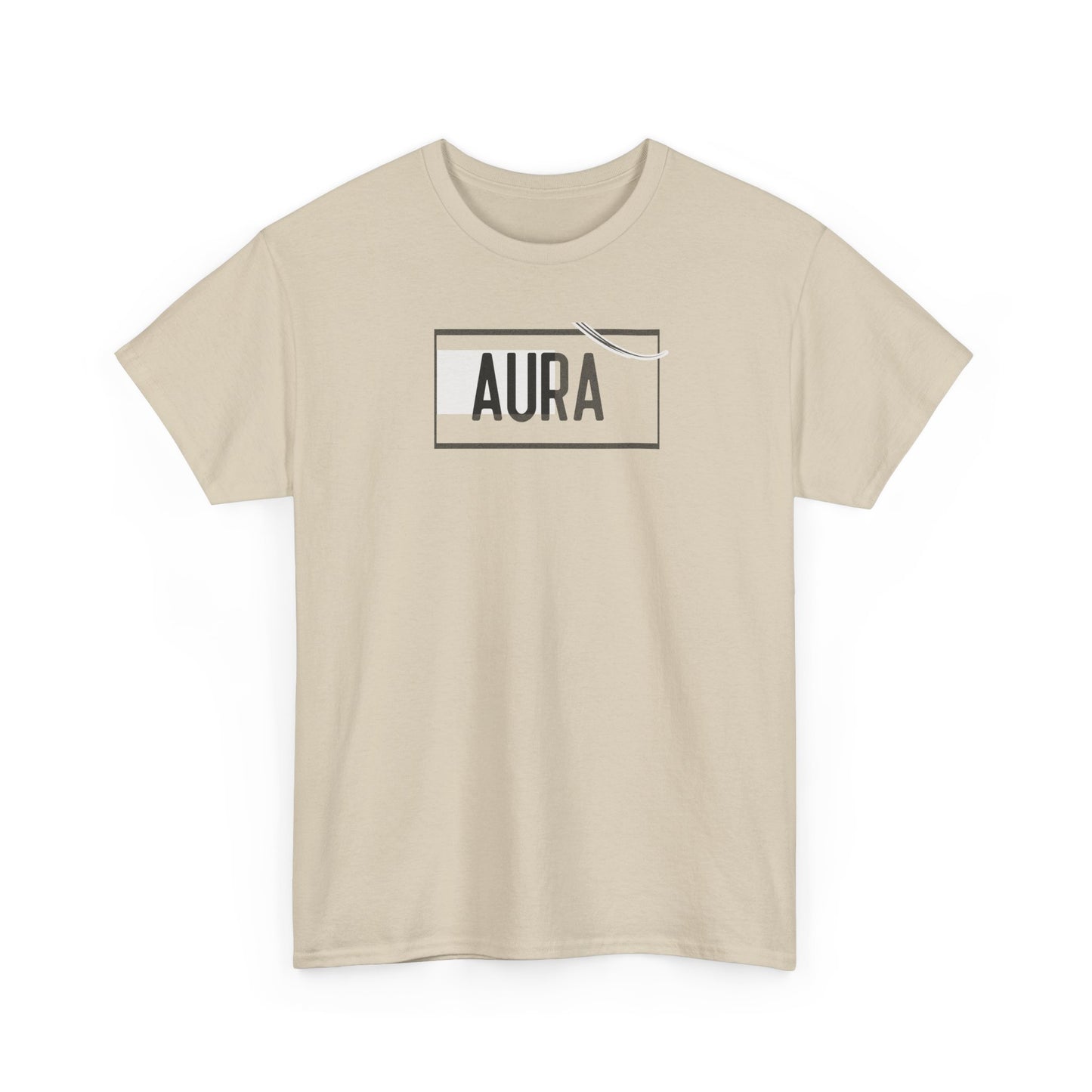 Aura Graphic Unisex Heavy Cotton Tee, Vintage Bird Art Shirt, Casual Summer Wear, Gift for Nature Lovers, Unique Graphic Tee