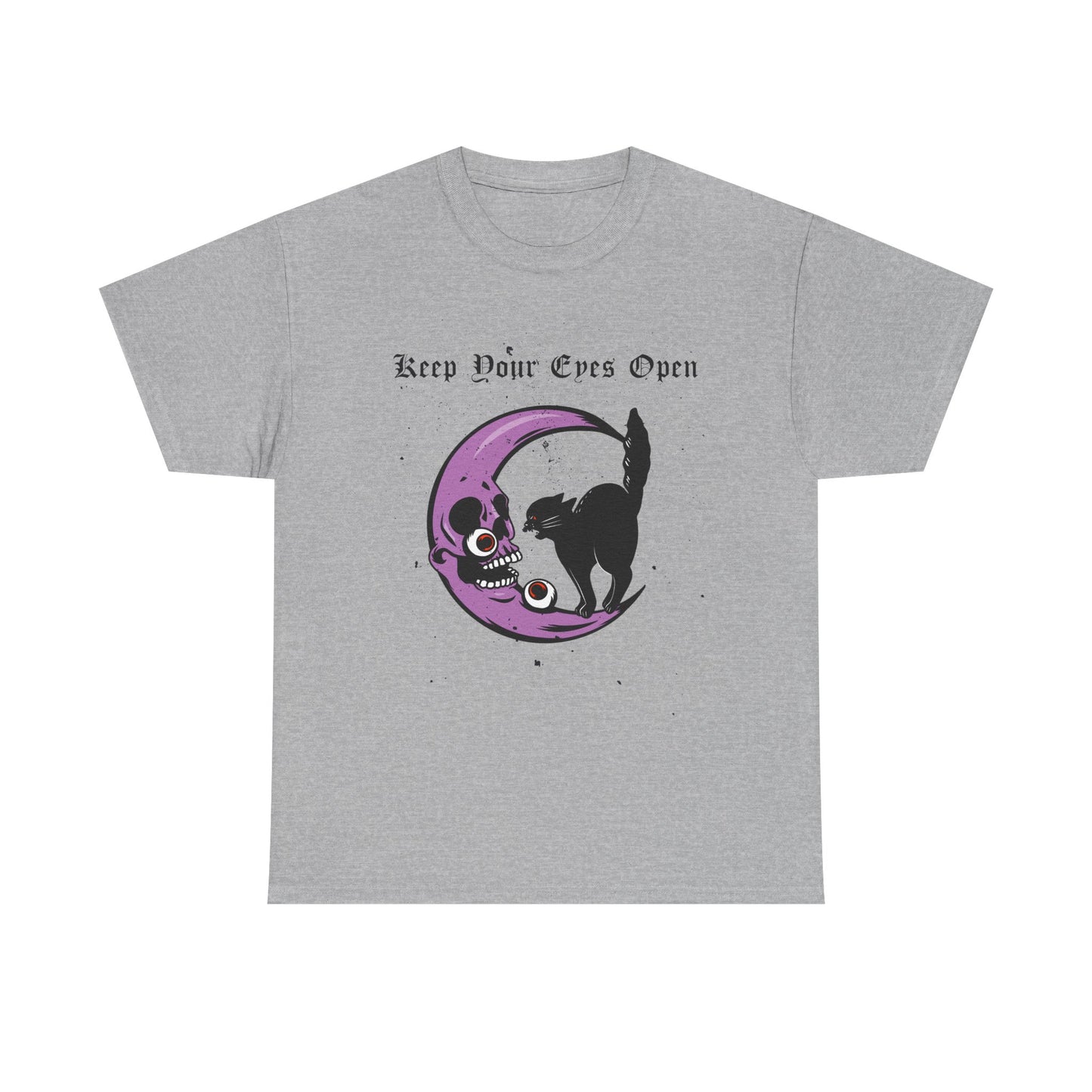 Cosmic Cat T-Shirt, Spooky Graphic Tee, Unisex Halloween Shirt, Gift for Cat Lovers, Fall Fashion Essentials