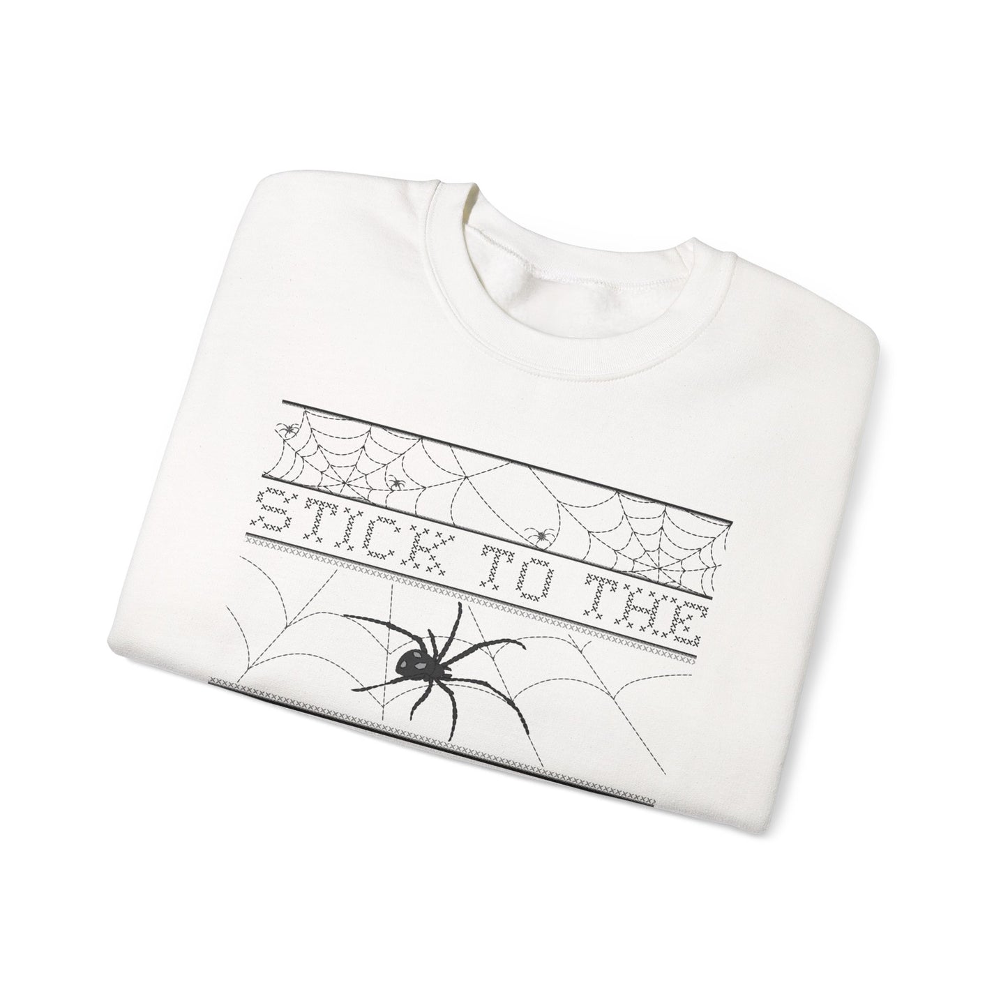 Spider Plan Sweatshirt | Unisex Crewneck for Cozy Nights, Halloween Party, Fall Fashion, Gift for Friends, Casual Wear