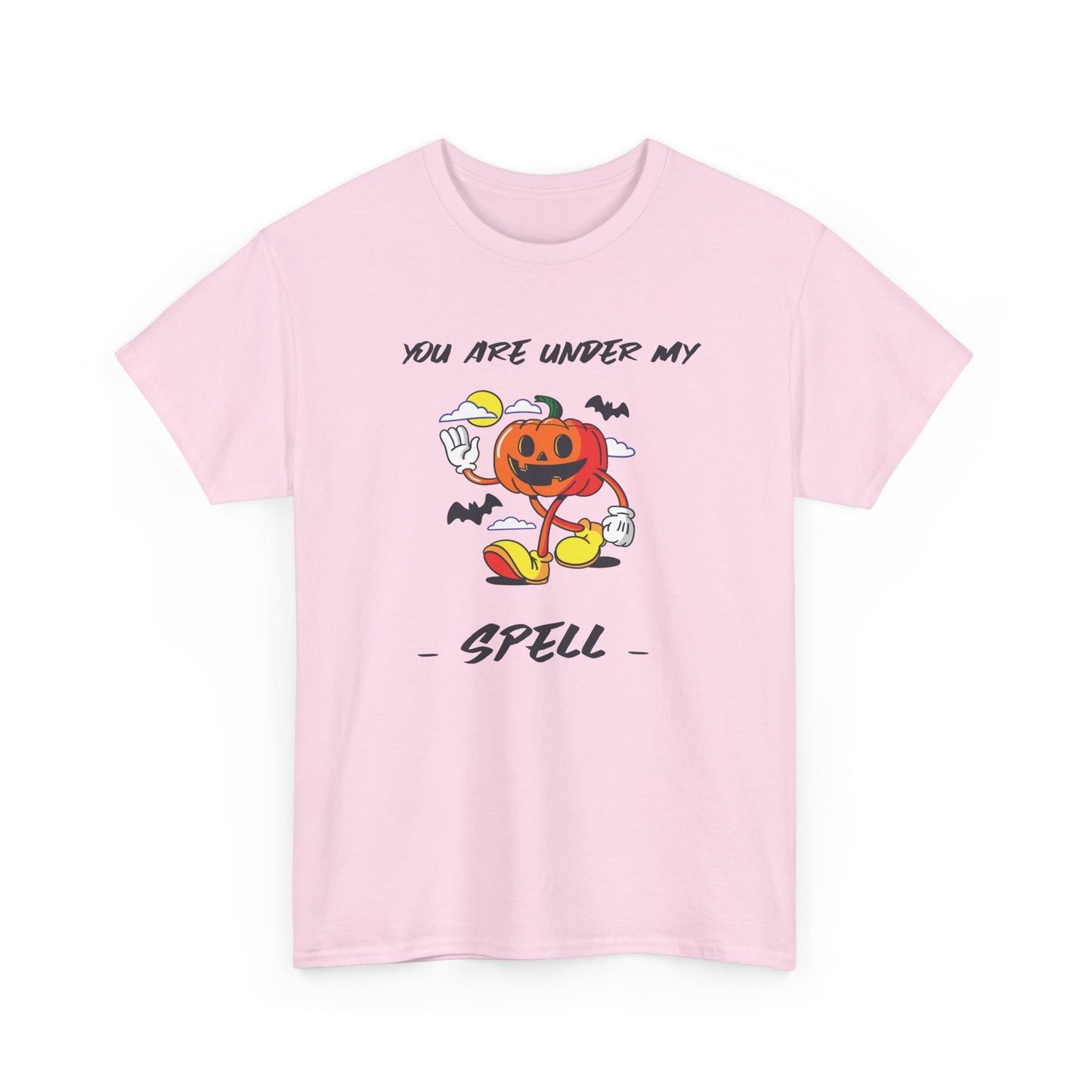 You Are Under My Spell Pumpkin Tee, Halloween Shirt, Unisex Cotton T-Shirt, Fall Fashion, Spooky Season Apparel