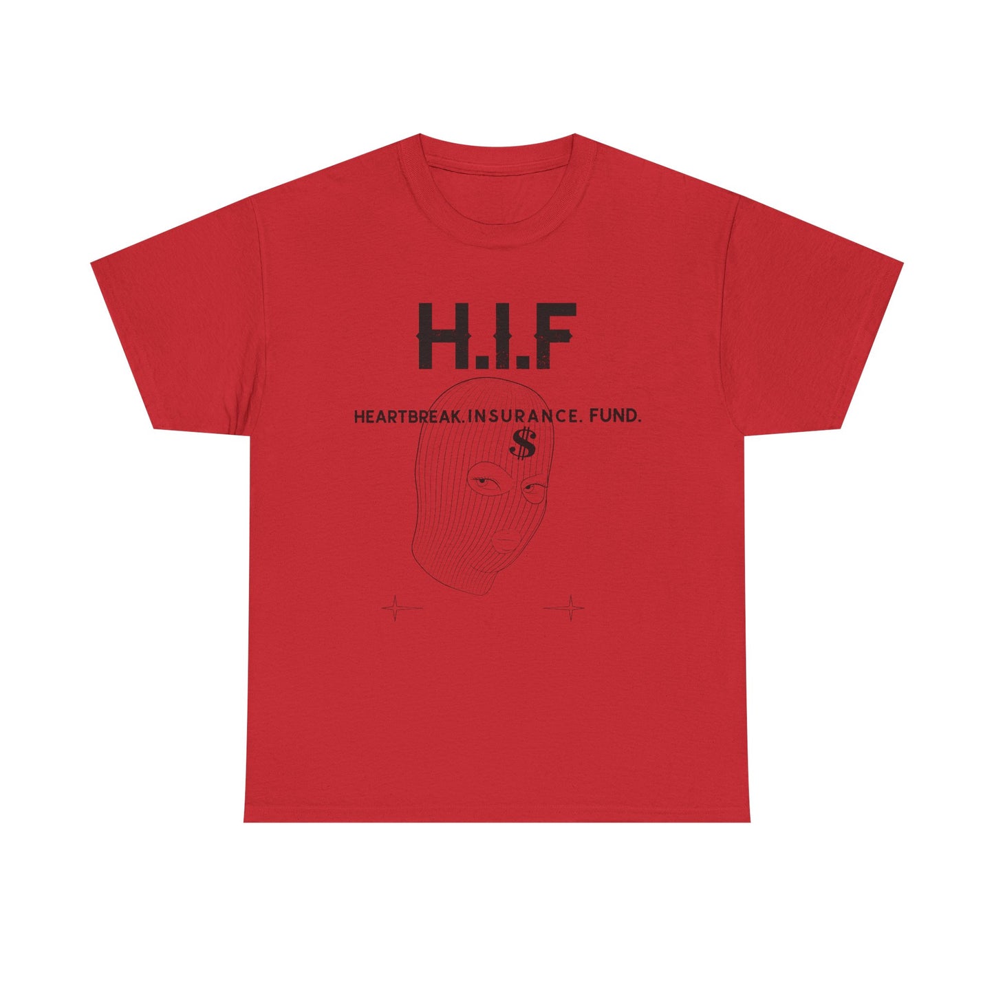 Heartbreak Insurance Fund Tee, Unisex Cotton T-Shirt, Casual Wear, Gift for Friends, Statement Tee, Unique Graphic Shirt