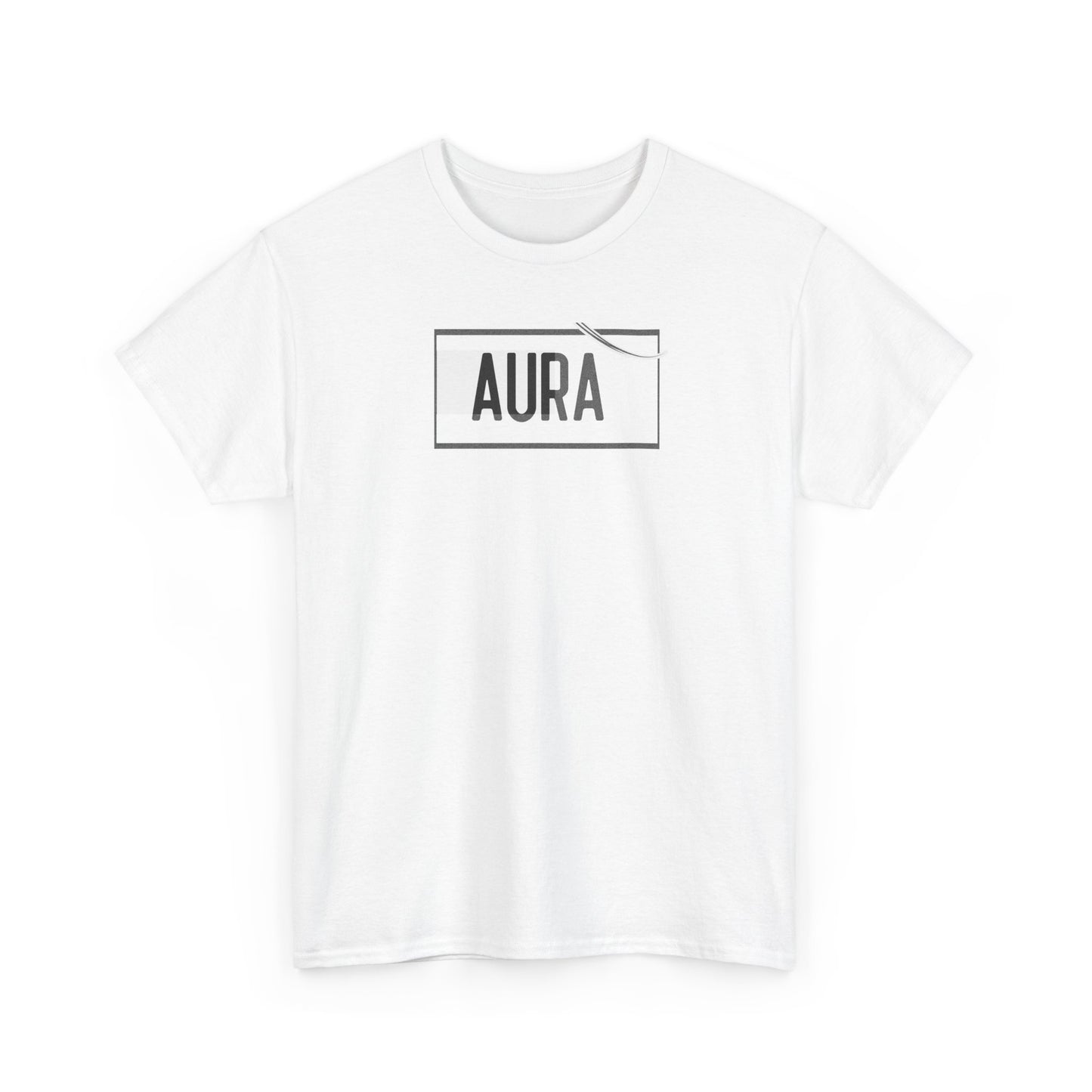 Aura Graphic Unisex Heavy Cotton Tee, Vintage Bird Art Shirt, Casual Summer Wear, Gift for Nature Lovers, Unique Graphic Tee