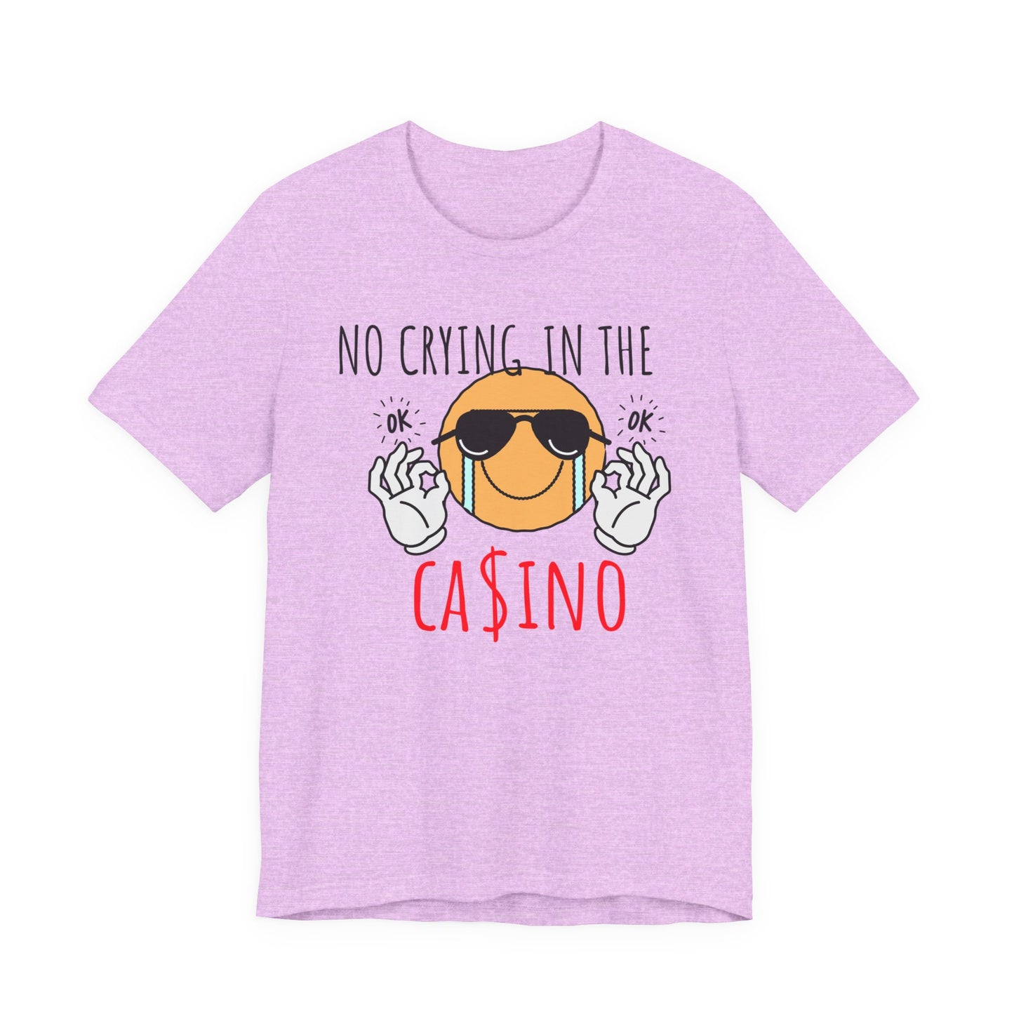 Casino Vibes Tee - No Crying in the Casino, Funny Graphic T-Shirt for Gamblers, Gift for Casino Lovers, Game Night Apparel, Unisex [...]