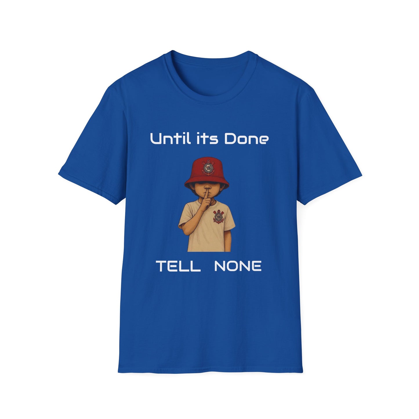 Unisex Softstyle T-Shirt with Kid's Playful Design, Trendy Casual Wear, Gift for Kids, Summer Outfit, Fun Graphic Tee