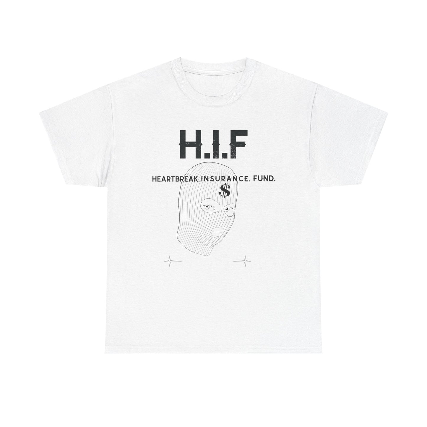 Heartbreak Insurance Fund Tee, Unisex Cotton T-Shirt, Casual Wear, Gift for Friends, Statement Tee, Unique Graphic Shirt