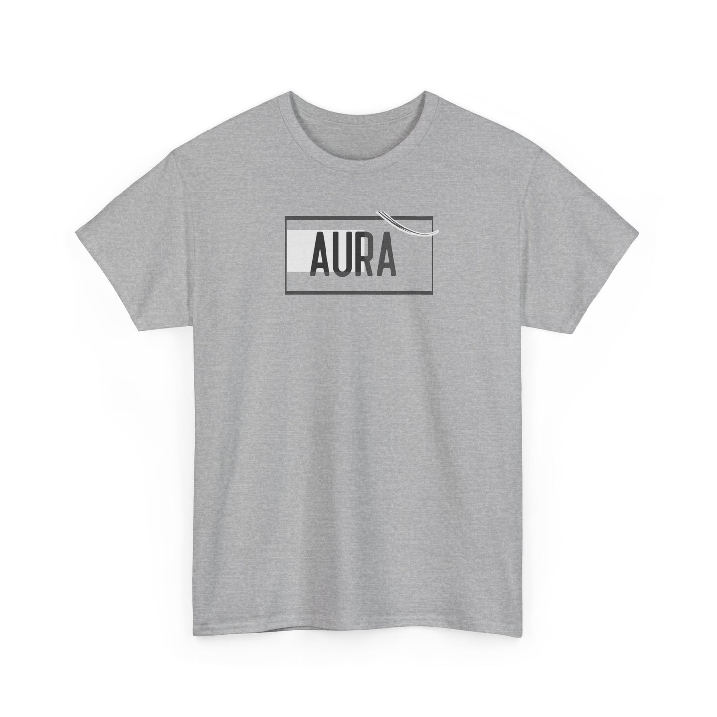 Aura Graphic Unisex Heavy Cotton Tee, Vintage Bird Art Shirt, Casual Summer Wear, Gift for Nature Lovers, Unique Graphic Tee