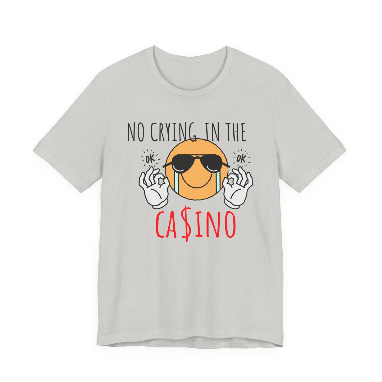 Casino Vibes Tee - No Crying in the Casino, Funny Graphic T-Shirt for Gamblers, Gift for Casino Lovers, Game Night Apparel, Unisex [...]