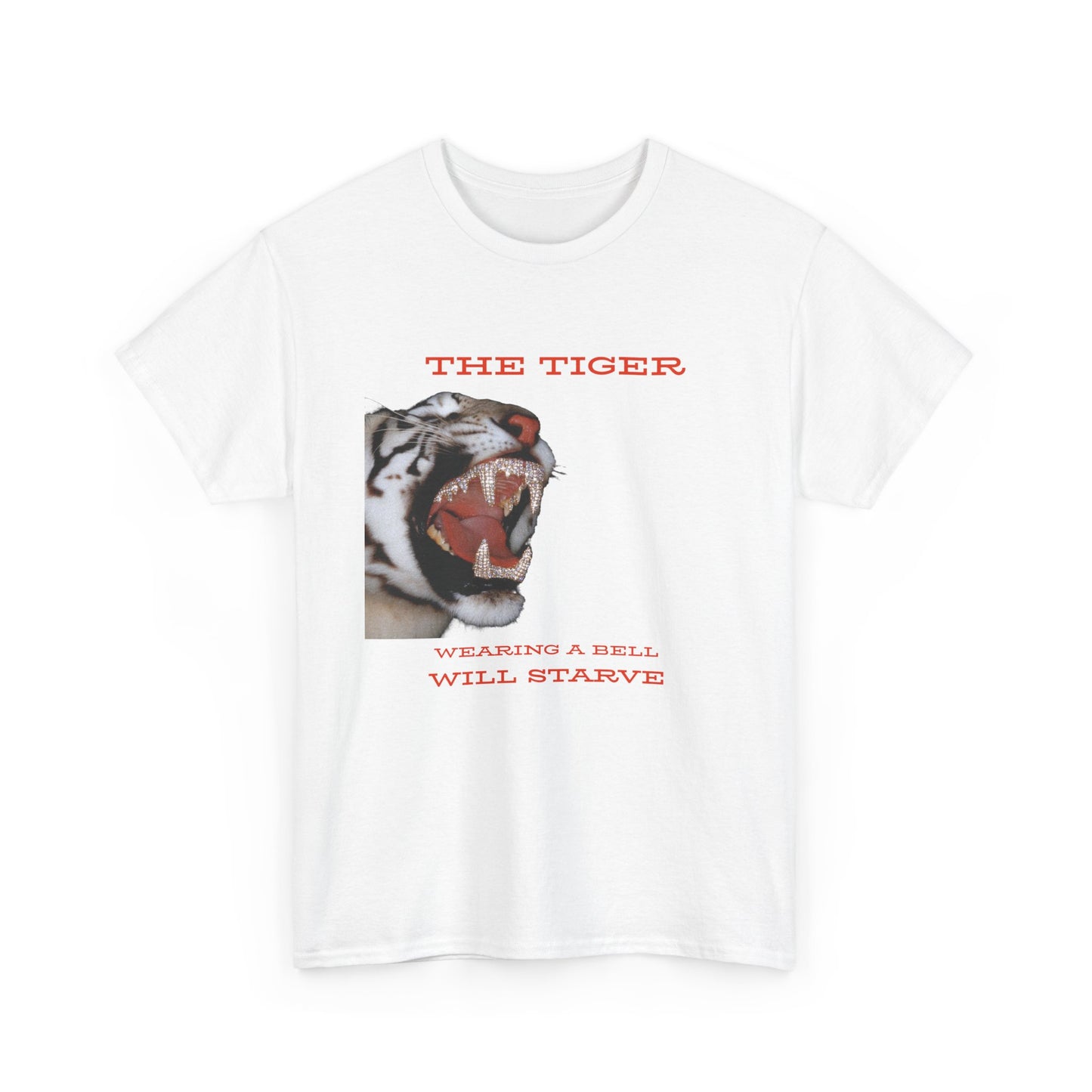 Bold Tiger Graphic Tee for Animal Lovers, Unique Gift for Birthdays, Casual Style, Statement Shirt, Festival Apparel