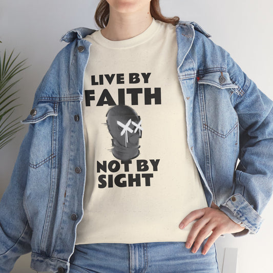 Faith-Inspired Unisex Heavy Cotton Tee - Inspirational Shirt for Daily Wear, Gifts, Outings, Faith Events, Casual Style
