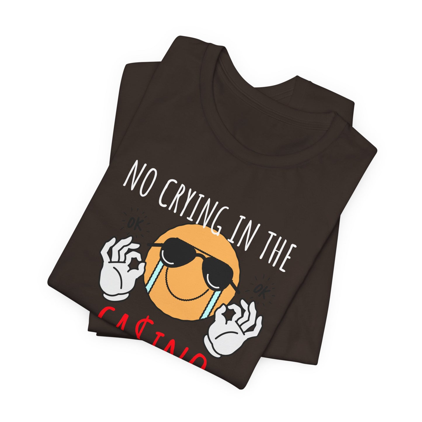 Casino Vibes Tee - No Crying in the Casino, Funny Graphic T-Shirt for Gamblers, Gift for Casino Lovers, Game Night Apparel, Unisex [...]