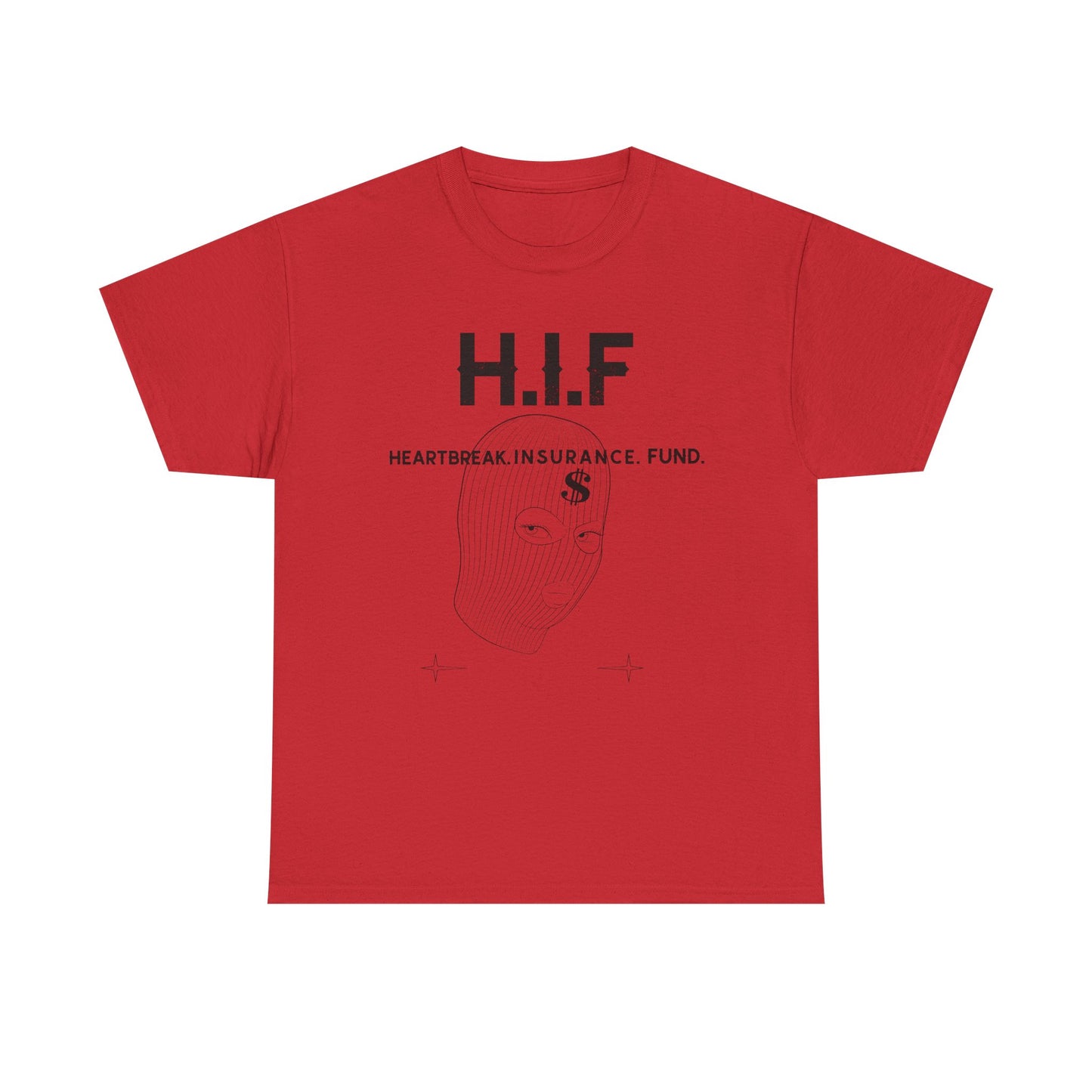 Heartbreak Insurance Fund Tee, Unisex Cotton T-Shirt, Casual Wear, Gift for Friends, Statement Tee, Unique Graphic Shirt