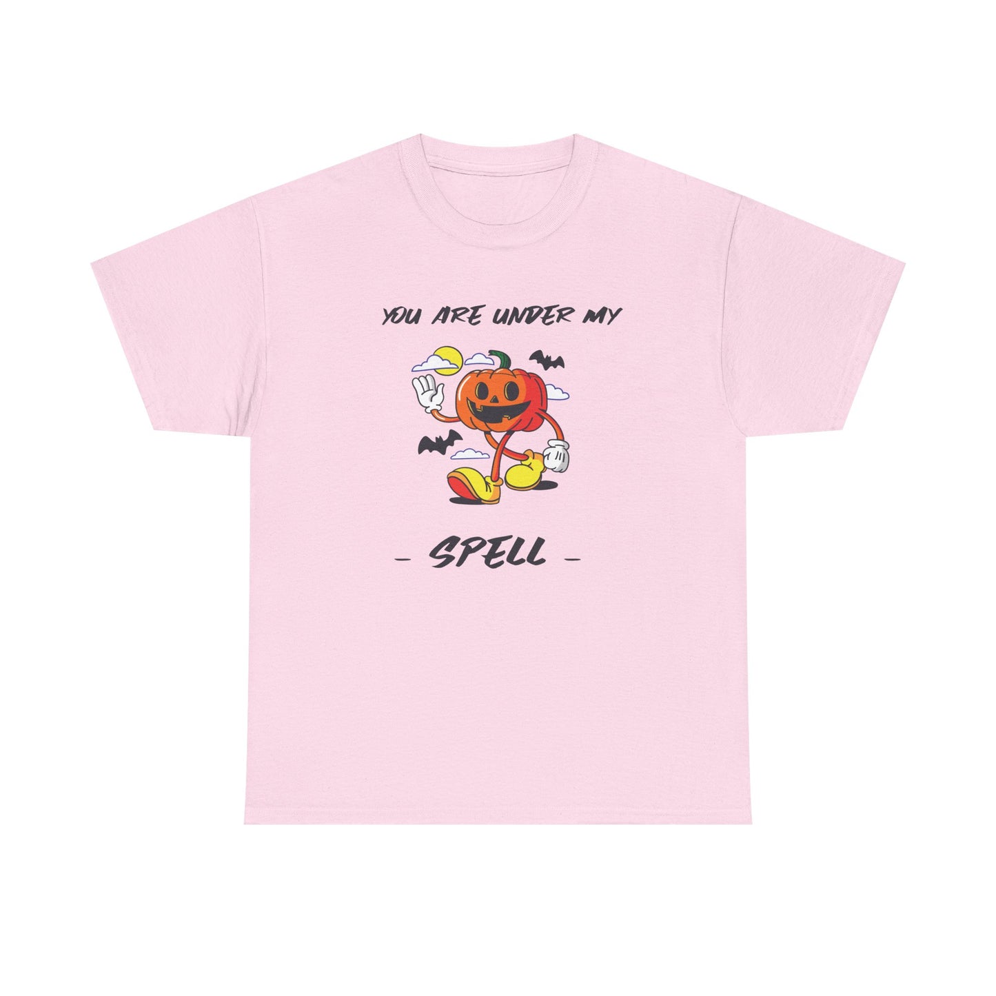You Are Under My Spell Pumpkin Tee, Halloween Shirt, Unisex Cotton T-Shirt, Fall Fashion, Spooky Season Apparel