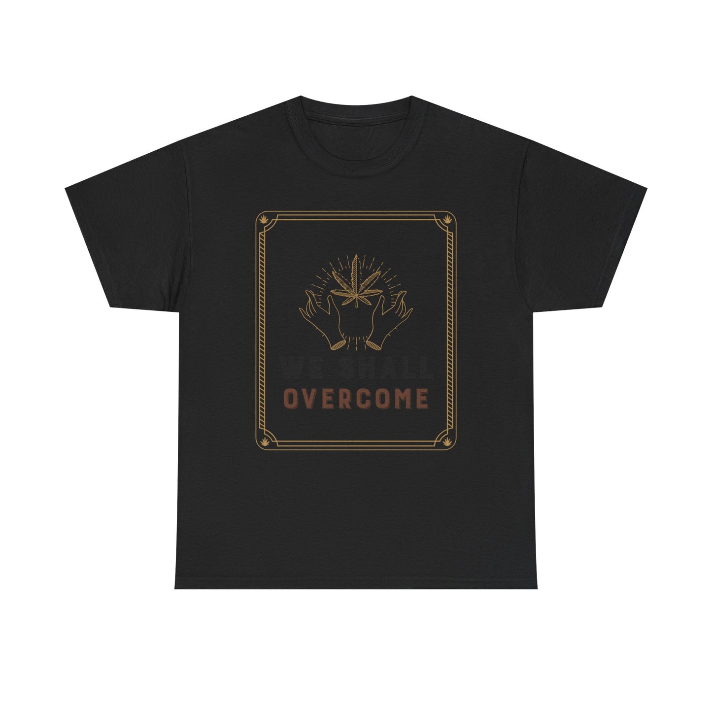 Empowerment Graphic Tee - WE SHALL OVERCOME, Protest Shirt, Inspirational Apparel, Gift for Activists, Unisex Cotton T-Shirt