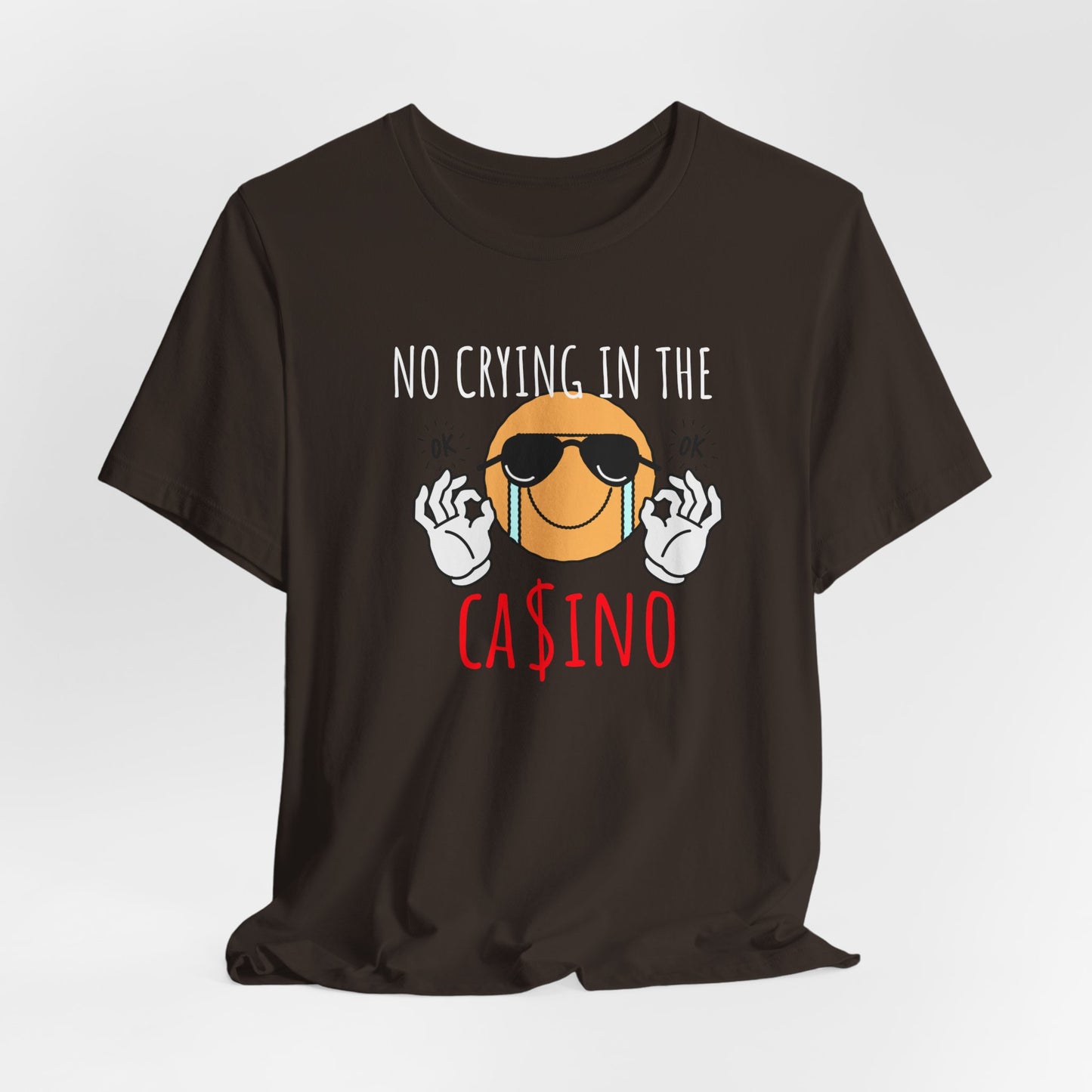 Casino Vibes Tee - No Crying in the Casino, Funny Graphic T-Shirt for Gamblers, Gift for Casino Lovers, Game Night Apparel, Unisex [...]