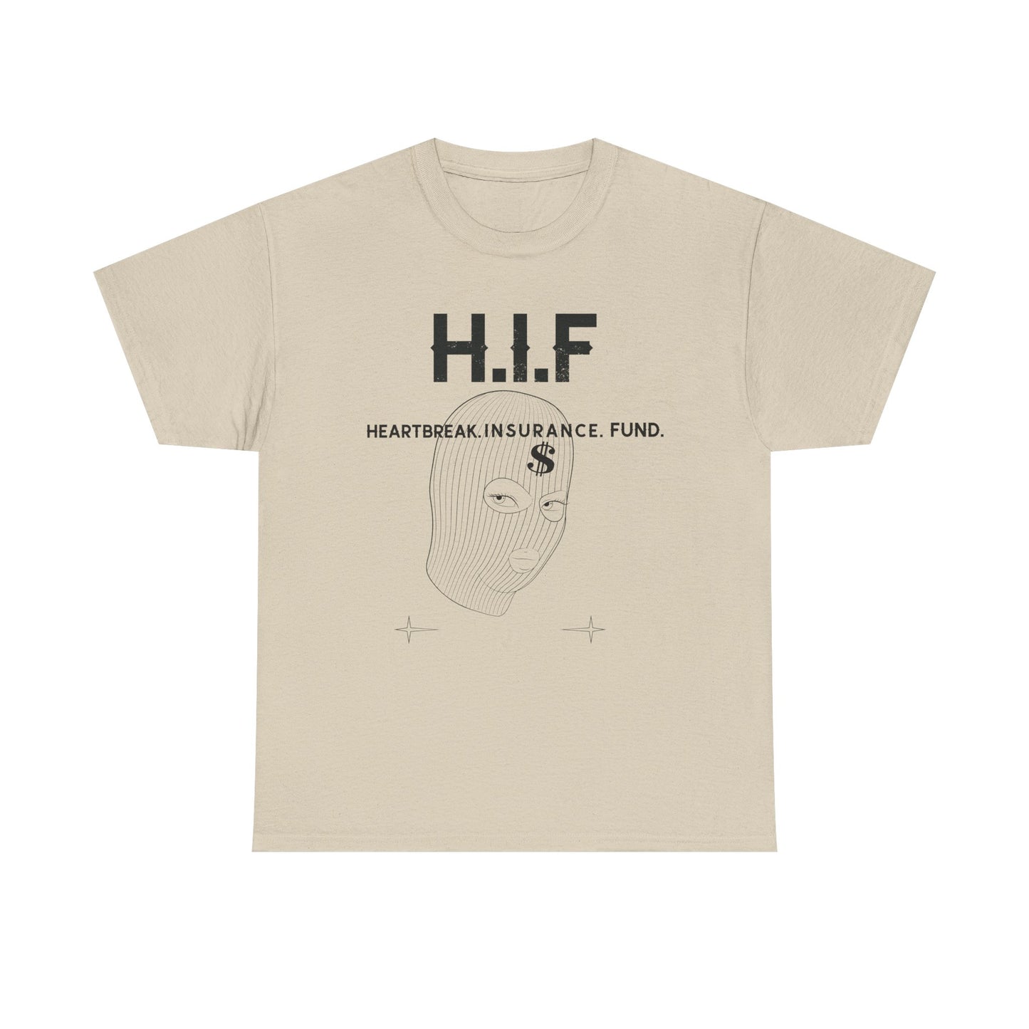 Heartbreak Insurance Fund Tee, Unisex Cotton T-Shirt, Casual Wear, Gift for Friends, Statement Tee, Unique Graphic Shirt