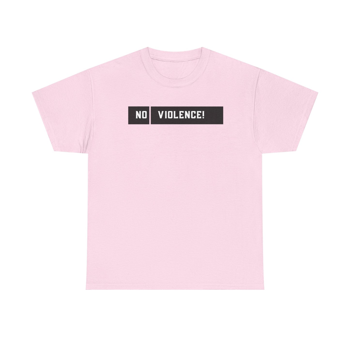 No Violence Unisex Heavy Cotton Tee, Empowerment T-Shirt, Activism Shirt, Statement Tee, Best Gift for Social Causes