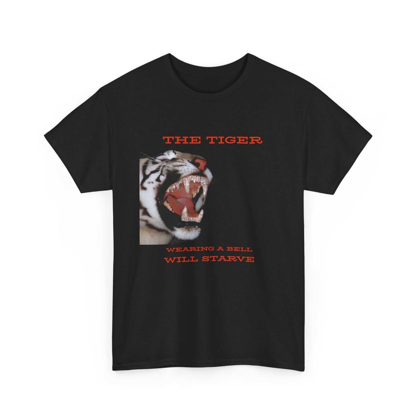 Bold Tiger Graphic Tee for Animal Lovers, Unique Gift for Birthdays, Casual Style, Statement Shirt, Festival Apparel