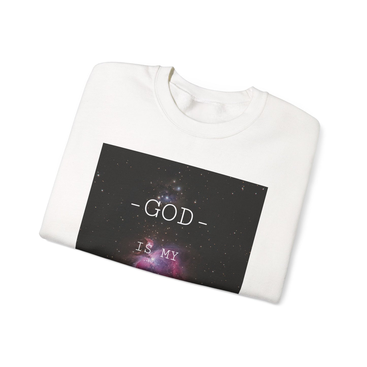 Funny God Is My Sugar Daddy Crewneck Sweatshirt, Religious Humor Gift, Unisex Sweater, Cozy Apparel for Holidays, Faith-Based Fashion