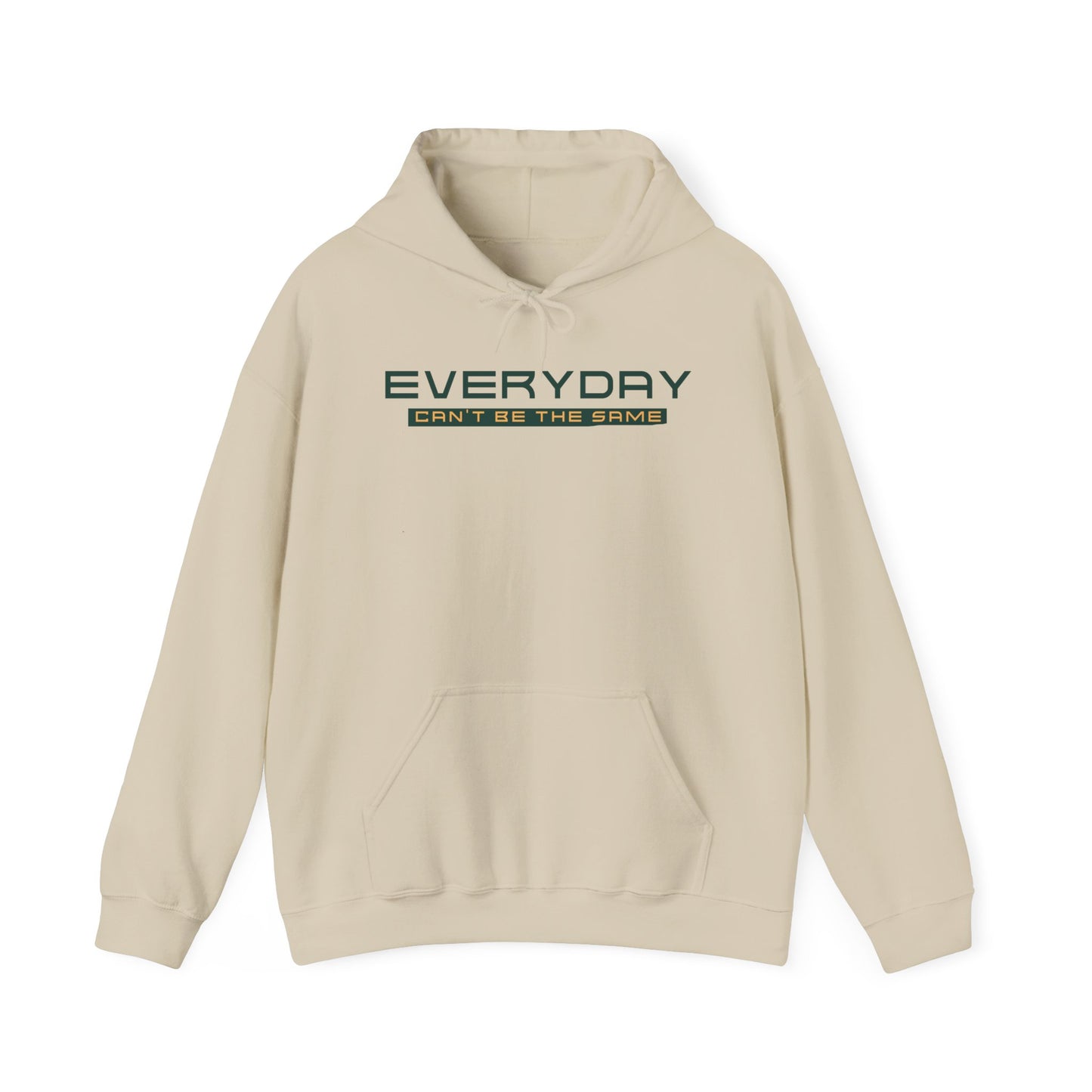 Everyday Balance Unisex Hooded Sweatshirt - Cozy Retro Design for Mindfulness, Yoga, Gifts, Sun Lovers