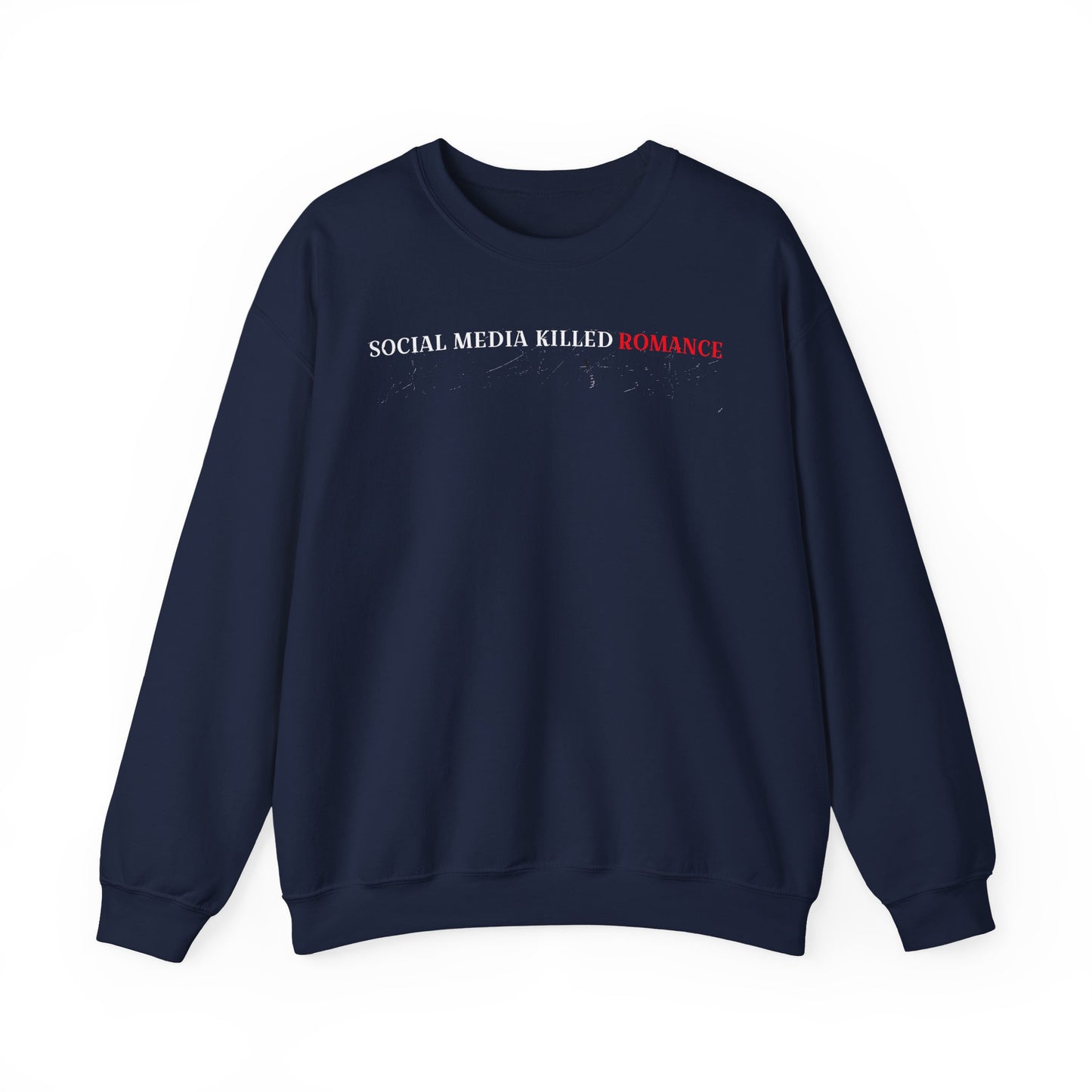 Romantic Heart Sweatshirt - Unisex Cozy Crewneck for Valentine's Day, Gift for Couples, Love, Casual Chic Style, Seasonal Comfort