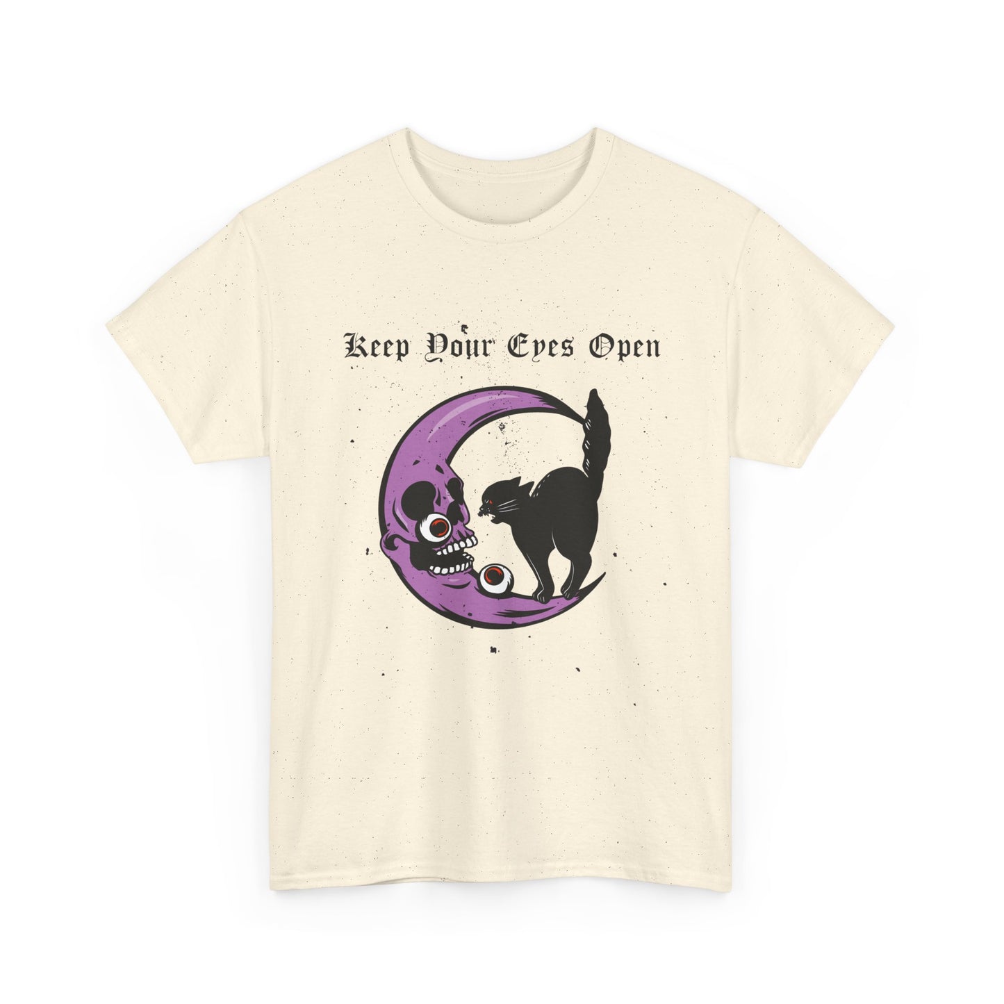 Cosmic Cat T-Shirt, Spooky Graphic Tee, Unisex Halloween Shirt, Gift for Cat Lovers, Fall Fashion Essentials