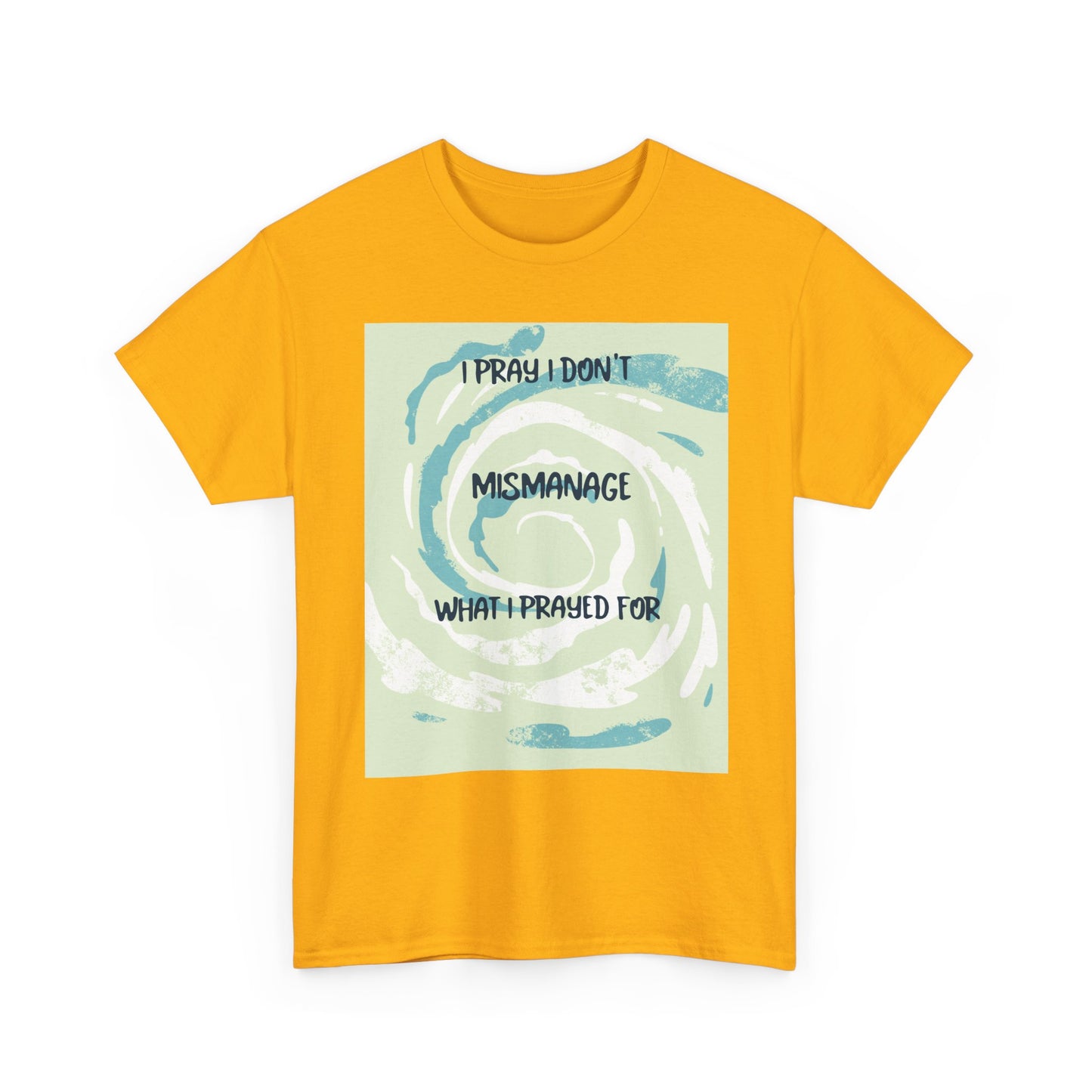 Inspirational Unisex Heavy Cotton Tee, Motivational T-Shirt, Casual Wear, Unique Gift, Faith-Based Apparel