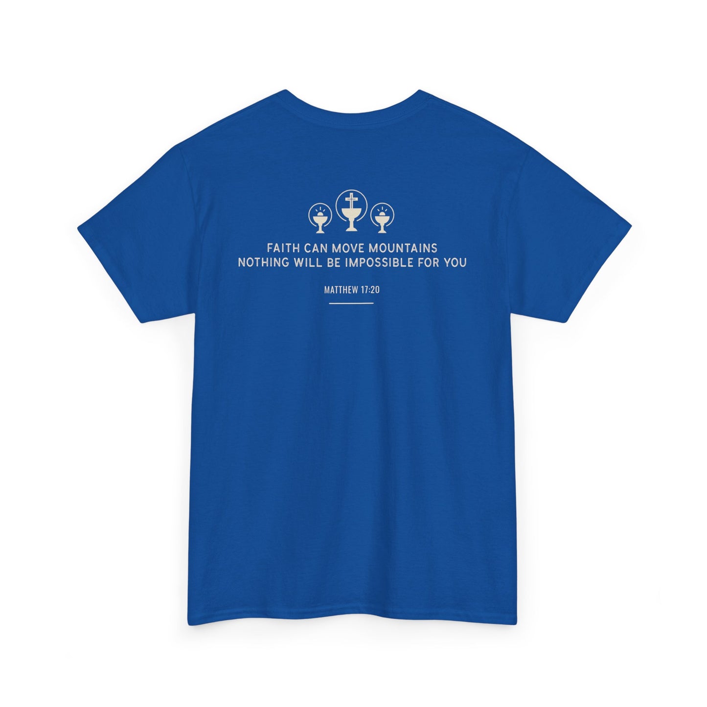 Faithful Unisex Tee, Inspirational Religious Quote, Bible Verse Men's Women's Shirt, Motivational Christian Apparel, Religious Graphic Tee,