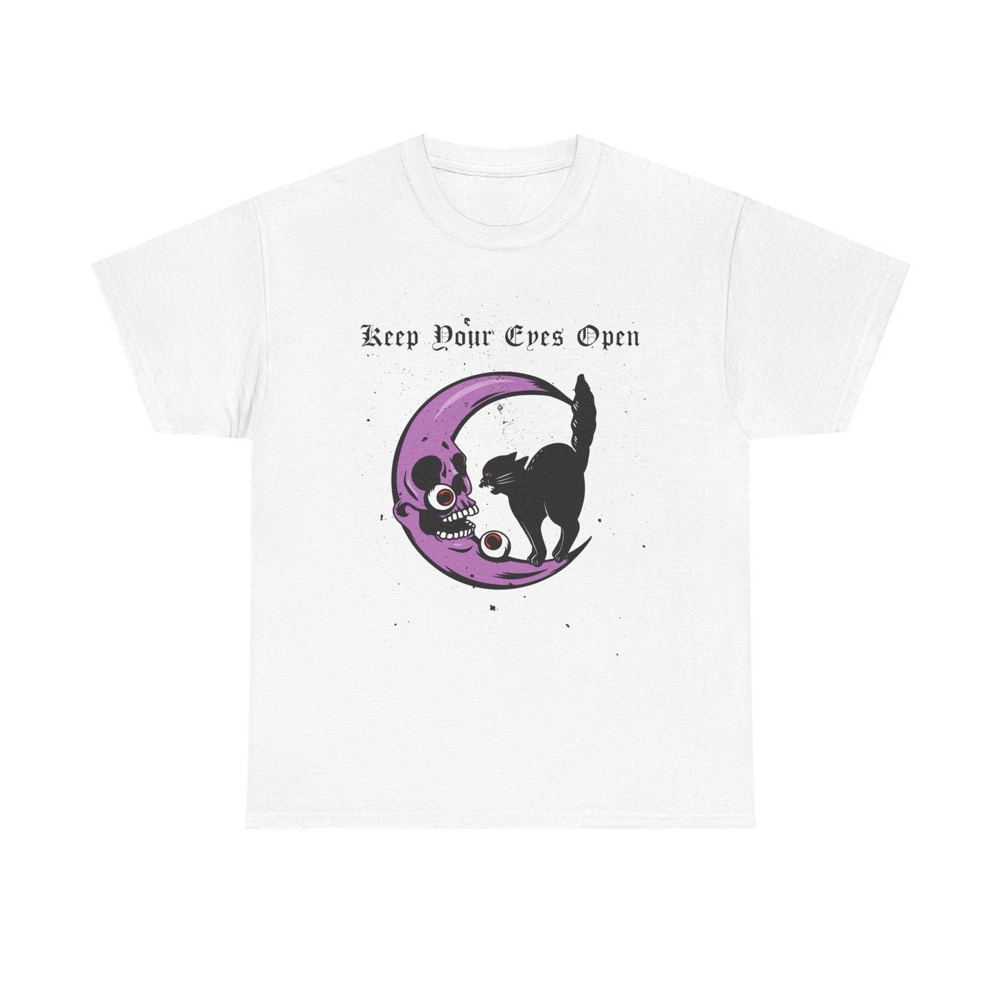 Cosmic Cat T-Shirt, Spooky Graphic Tee, Unisex Halloween Shirt, Gift for Cat Lovers, Fall Fashion Essentials