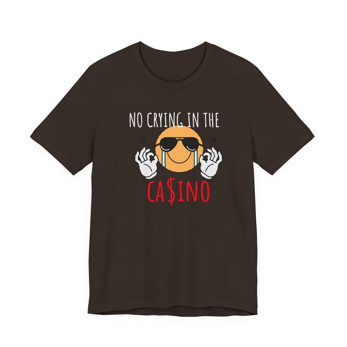 Casino Vibes Tee - No Crying in the Casino, Funny Graphic T-Shirt for Gamblers, Gift for Casino Lovers, Game Night Apparel, Unisex [...]