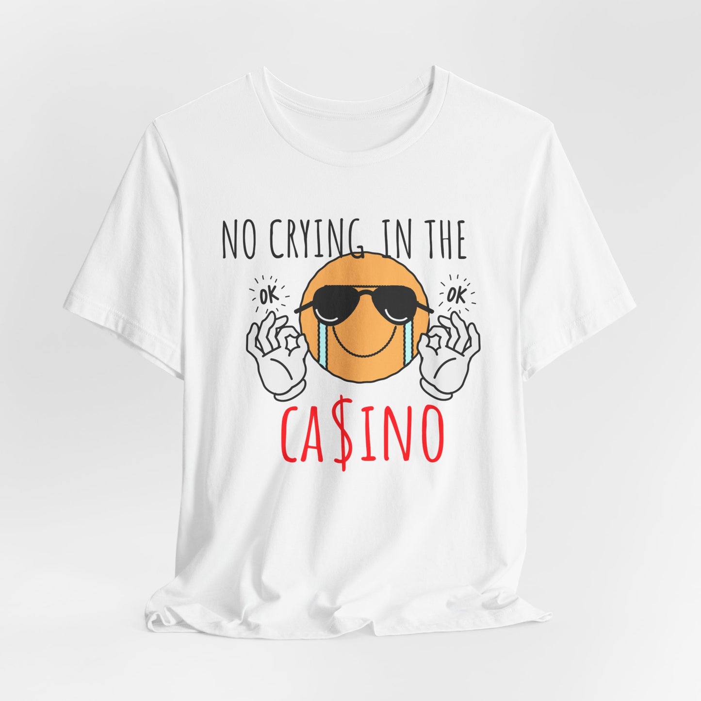 Casino Vibes Tee - No Crying in the Casino, Funny Graphic T-Shirt for Gamblers, Gift for Casino Lovers, Game Night Apparel, Unisex [...]