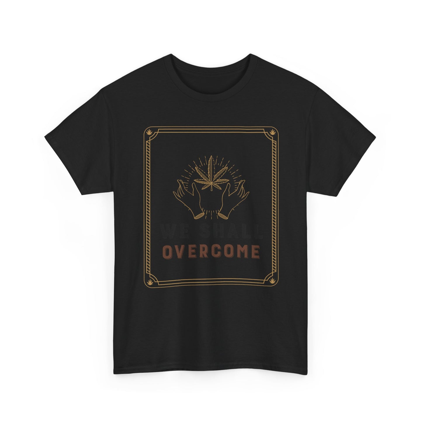 Empowerment Graphic Tee - WE SHALL OVERCOME, Protest Shirt, Inspirational Apparel, Gift for Activists, Unisex Cotton T-Shirt
