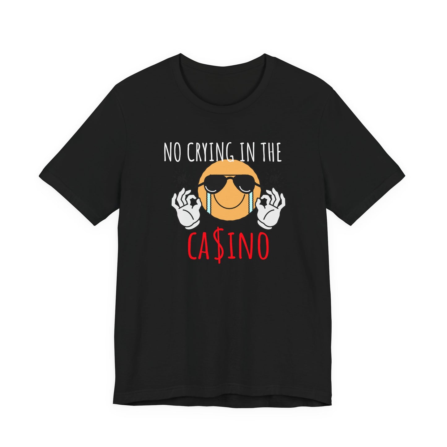 Casino Vibes Tee - No Crying in the Casino, Funny Graphic T-Shirt for Gamblers, Gift for Casino Lovers, Game Night Apparel, Unisex [...]