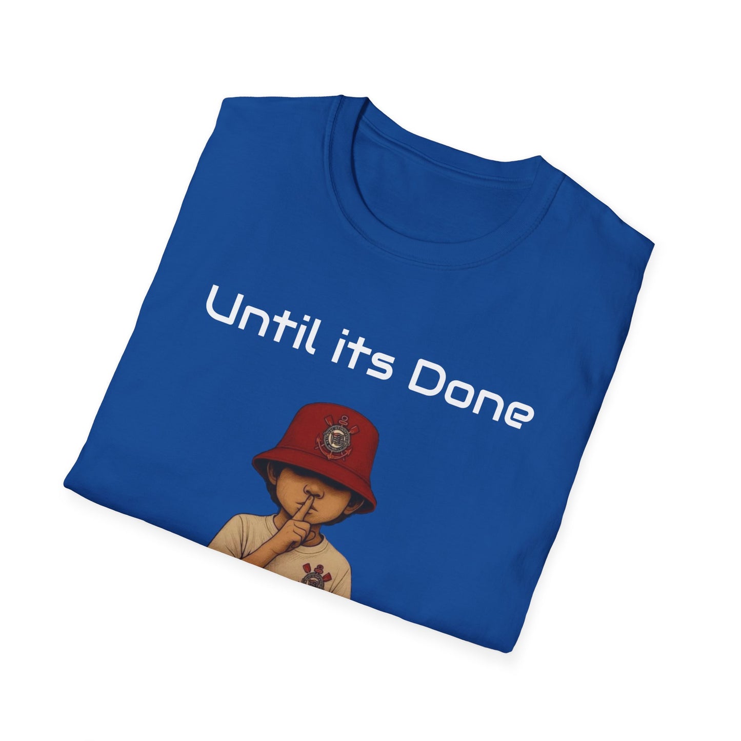 Unisex Softstyle T-Shirt with Kid's Playful Design, Trendy Casual Wear, Gift for Kids, Summer Outfit, Fun Graphic Tee