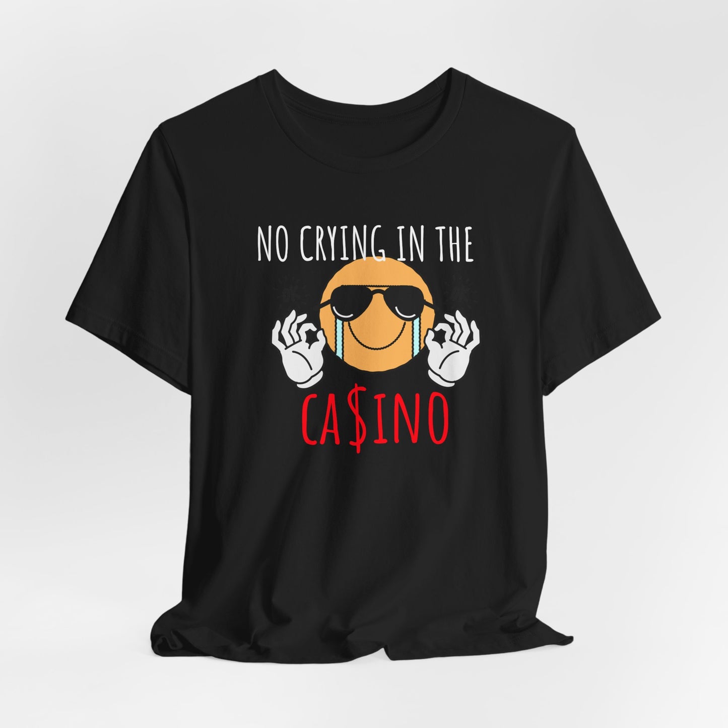 Casino Vibes Tee - No Crying in the Casino, Funny Graphic T-Shirt for Gamblers, Gift for Casino Lovers, Game Night Apparel, Unisex [...]