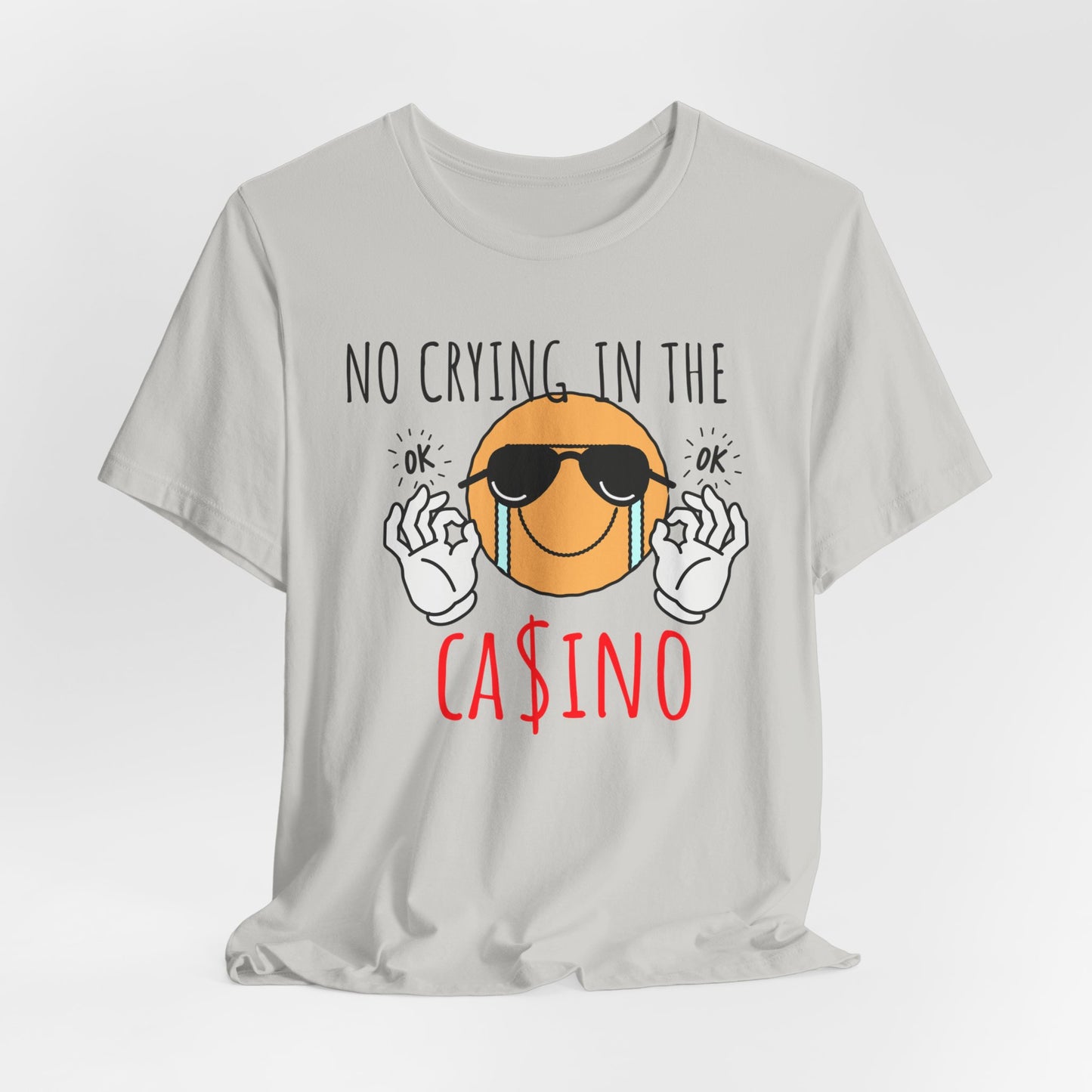 Casino Vibes Tee - No Crying in the Casino, Funny Graphic T-Shirt for Gamblers, Gift for Casino Lovers, Game Night Apparel, Unisex [...]