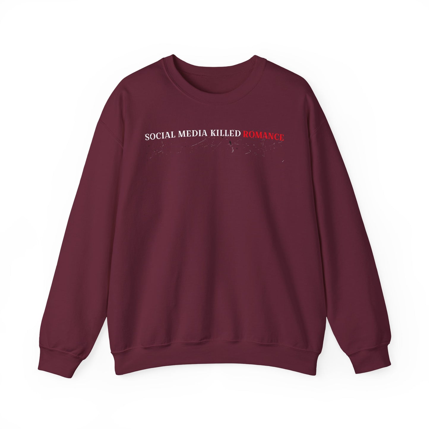 Romantic Heart Sweatshirt - Unisex Cozy Crewneck for Valentine's Day, Gift for Couples, Love, Casual Chic Style, Seasonal Comfort