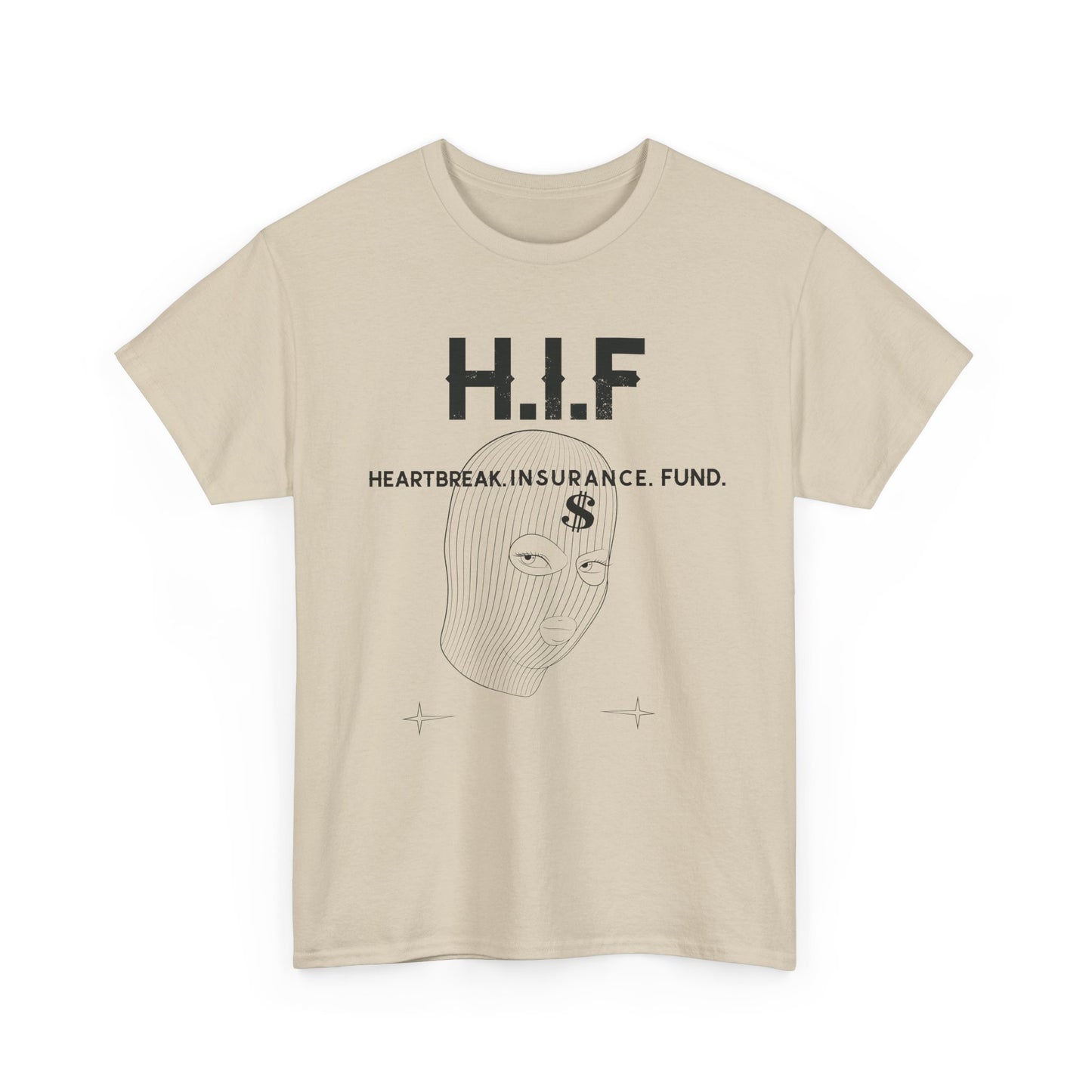 Heartbreak Insurance Fund Tee, Unisex Cotton T-Shirt, Casual Wear, Gift for Friends, Statement Tee, Unique Graphic Shirt