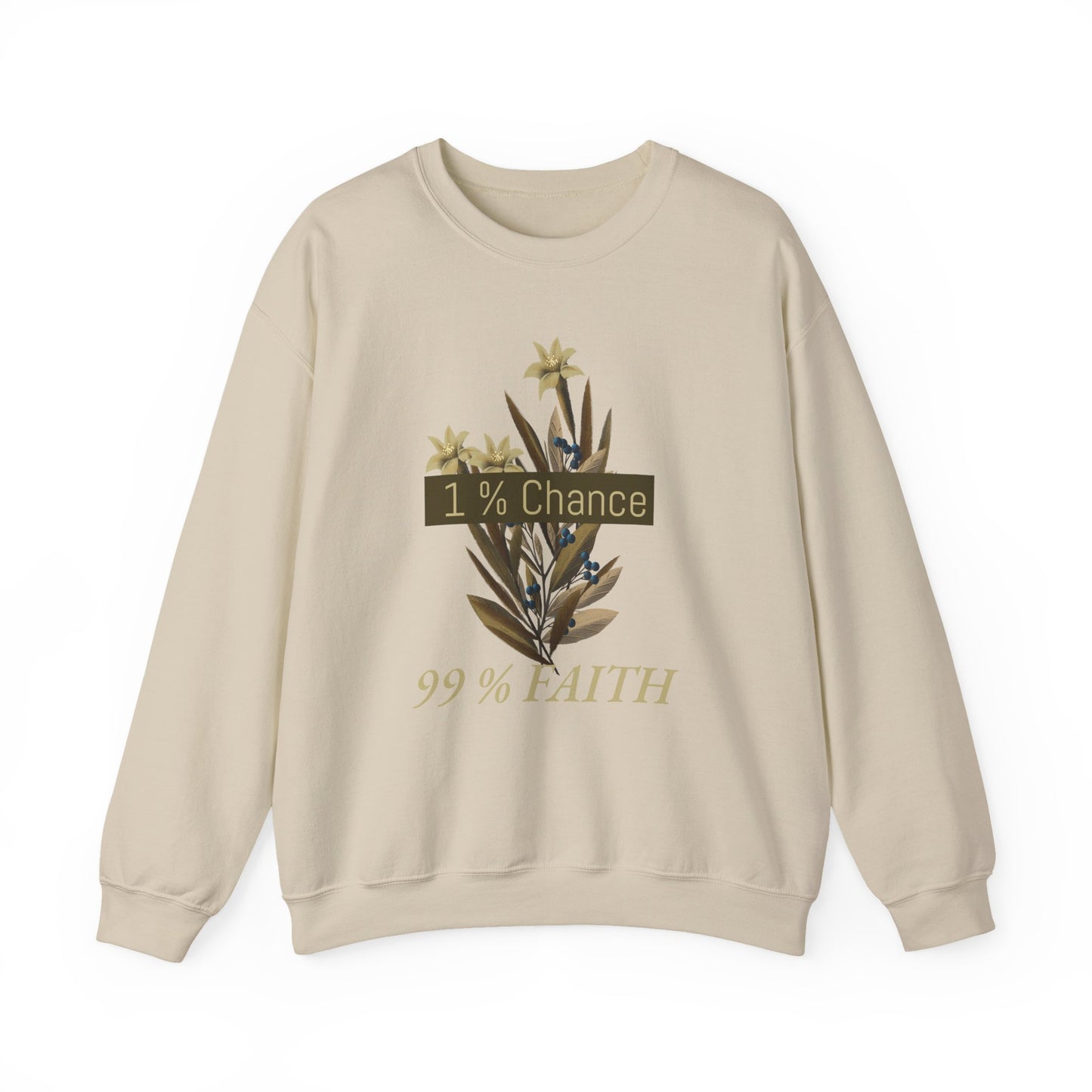 Inspirational Floral Crewneck Sweatshirt, Motivational Gift, Unisex Sweatshirt, Positive Vibes, Cozy Fashion