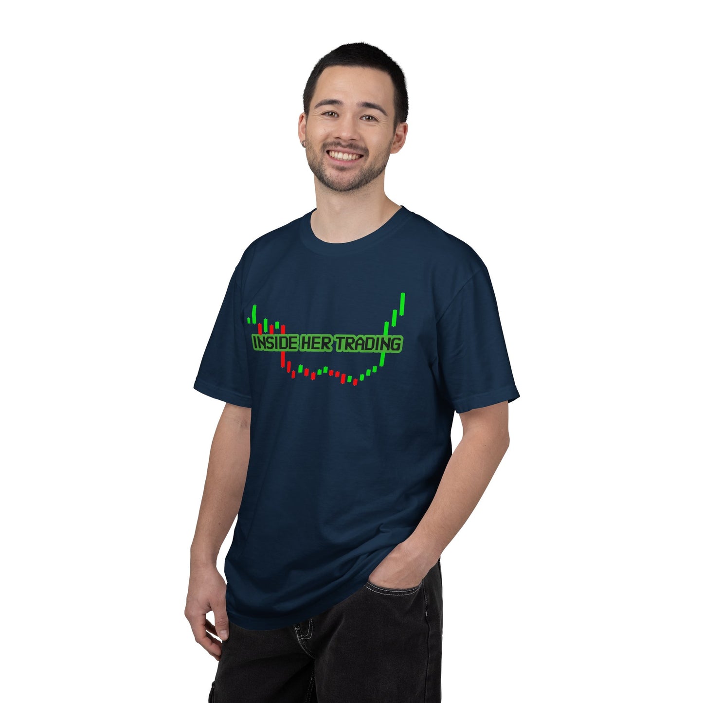 Funny Quote Insider Her Trading Unisex Garment-Dyed T-shirt for Boyfriend Gift, Crypto Graph Tee, Finance Shirt, Stock Market Top, Day