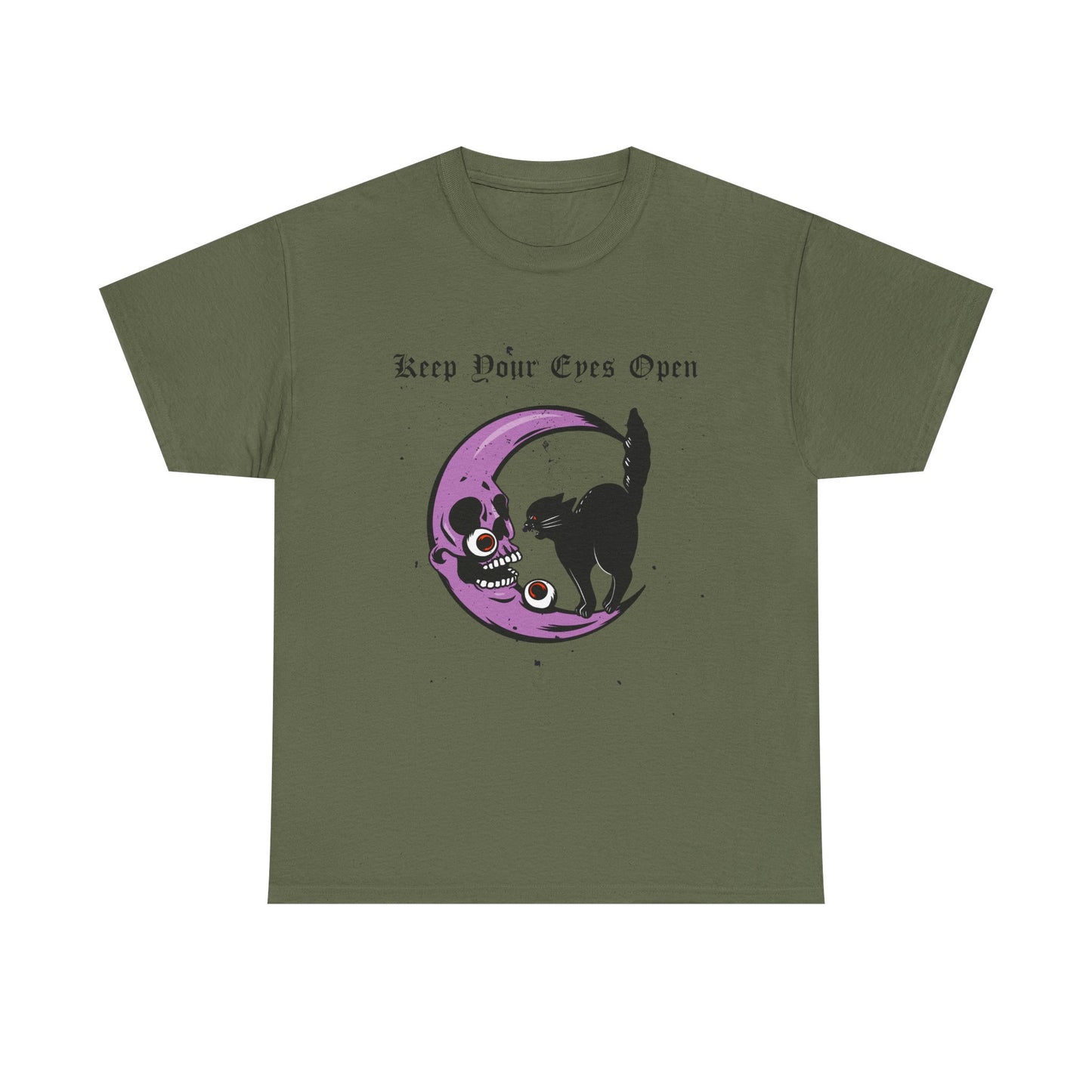 Cosmic Cat T-Shirt, Spooky Graphic Tee, Unisex Halloween Shirt, Gift for Cat Lovers, Fall Fashion Essentials