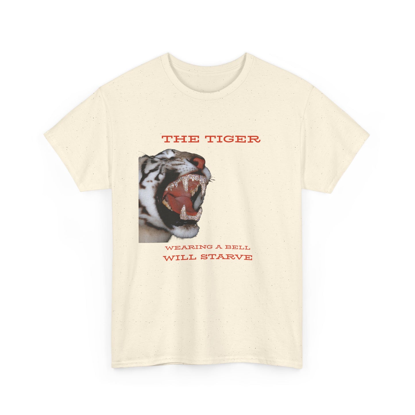 Bold Tiger Graphic Tee for Animal Lovers, Unique Gift for Birthdays, Casual Style, Statement Shirt, Festival Apparel