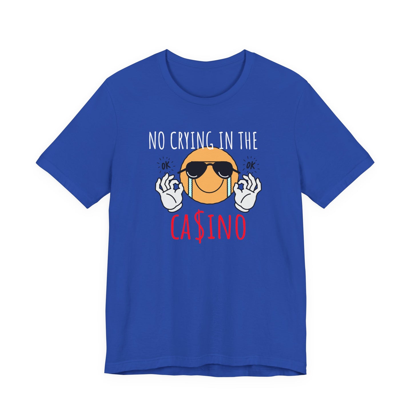 Casino Vibes Tee - No Crying in the Casino, Funny Graphic T-Shirt for Gamblers, Gift for Casino Lovers, Game Night Apparel, Unisex [...]