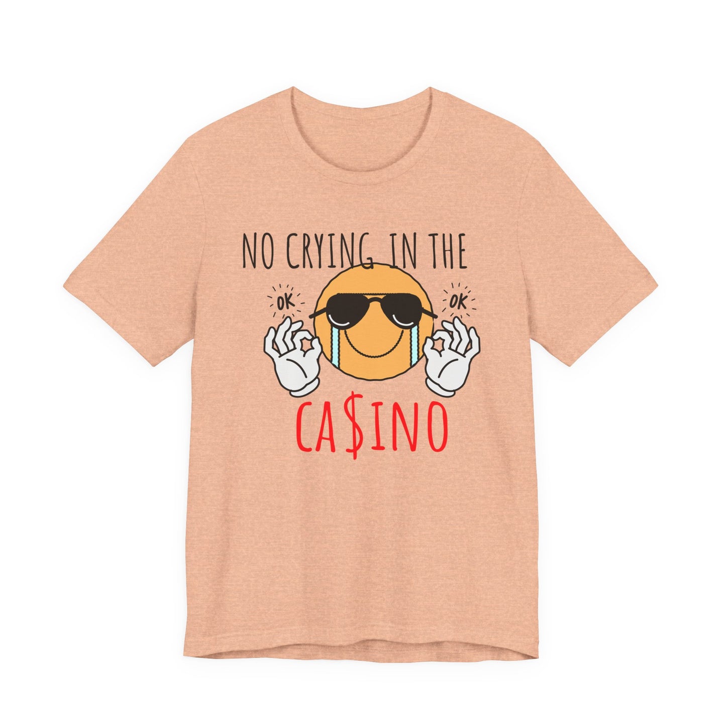 Casino Vibes Tee - No Crying in the Casino, Funny Graphic T-Shirt for Gamblers, Gift for Casino Lovers, Game Night Apparel, Unisex [...]