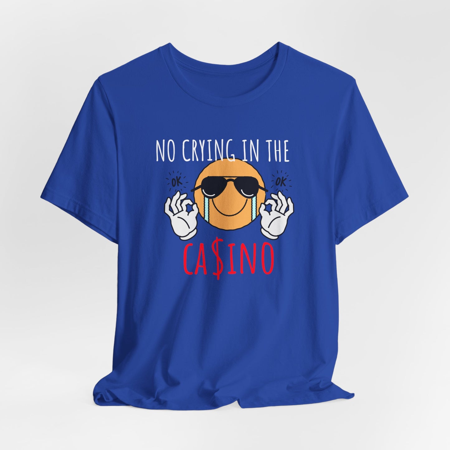 Casino Vibes Tee - No Crying in the Casino, Funny Graphic T-Shirt for Gamblers, Gift for Casino Lovers, Game Night Apparel, Unisex [...]