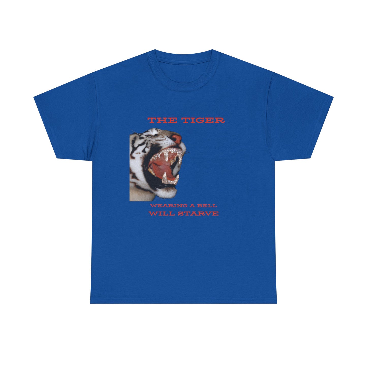 Bold Tiger Graphic Tee for Animal Lovers, Unique Gift for Birthdays, Casual Style, Statement Shirt, Festival Apparel