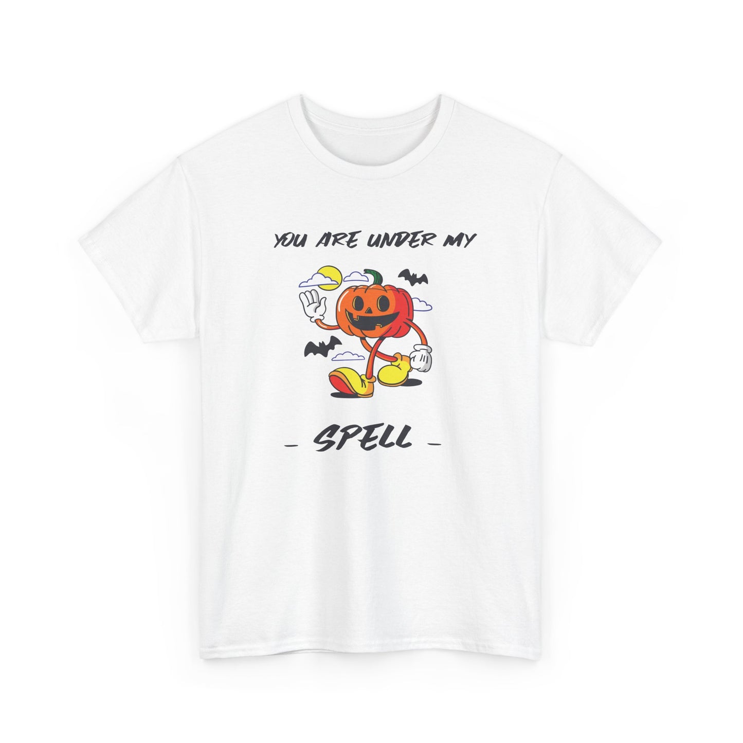 You Are Under My Spell Pumpkin Tee, Halloween Shirt, Unisex Cotton T-Shirt, Fall Fashion, Spooky Season Apparel