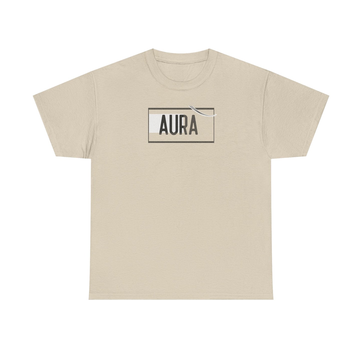 Aura Graphic Unisex Heavy Cotton Tee, Vintage Bird Art Shirt, Casual Summer Wear, Gift for Nature Lovers, Unique Graphic Tee